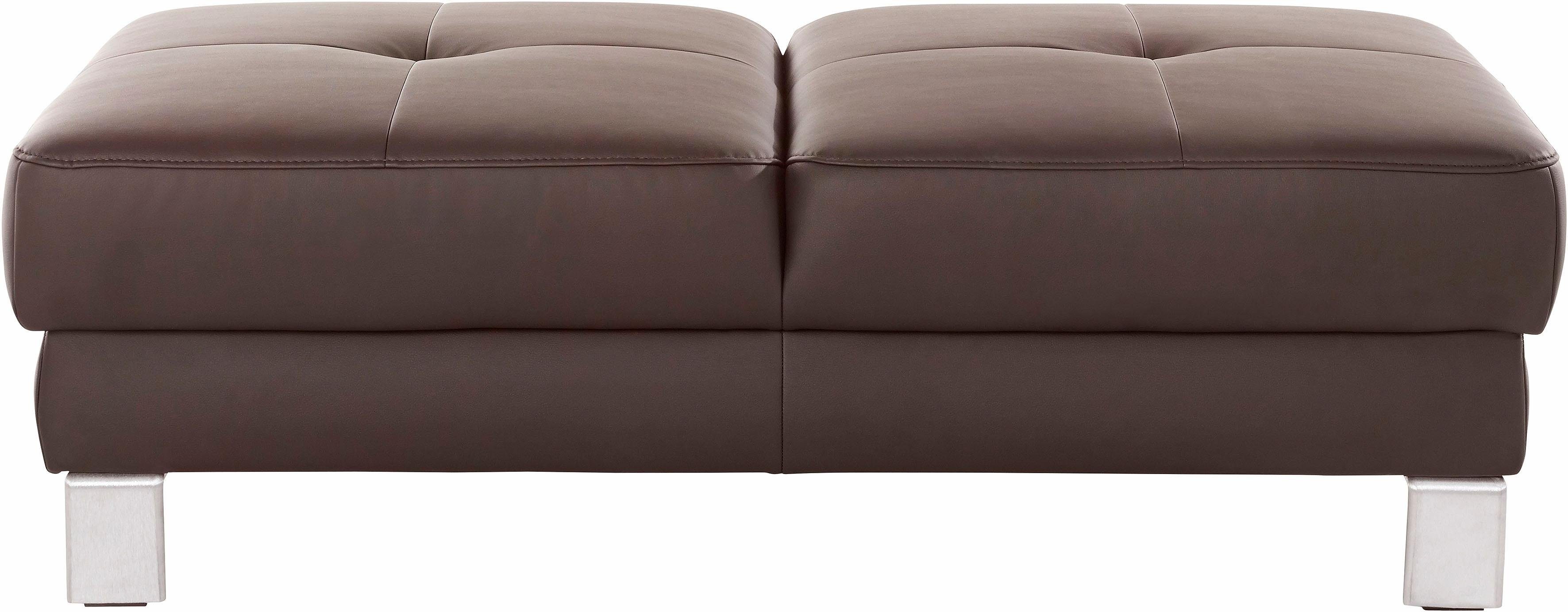 exxpo - sofa fashion Hocker Mantua, bankkruk met geweldige afwerkingsdetails, comfortabel