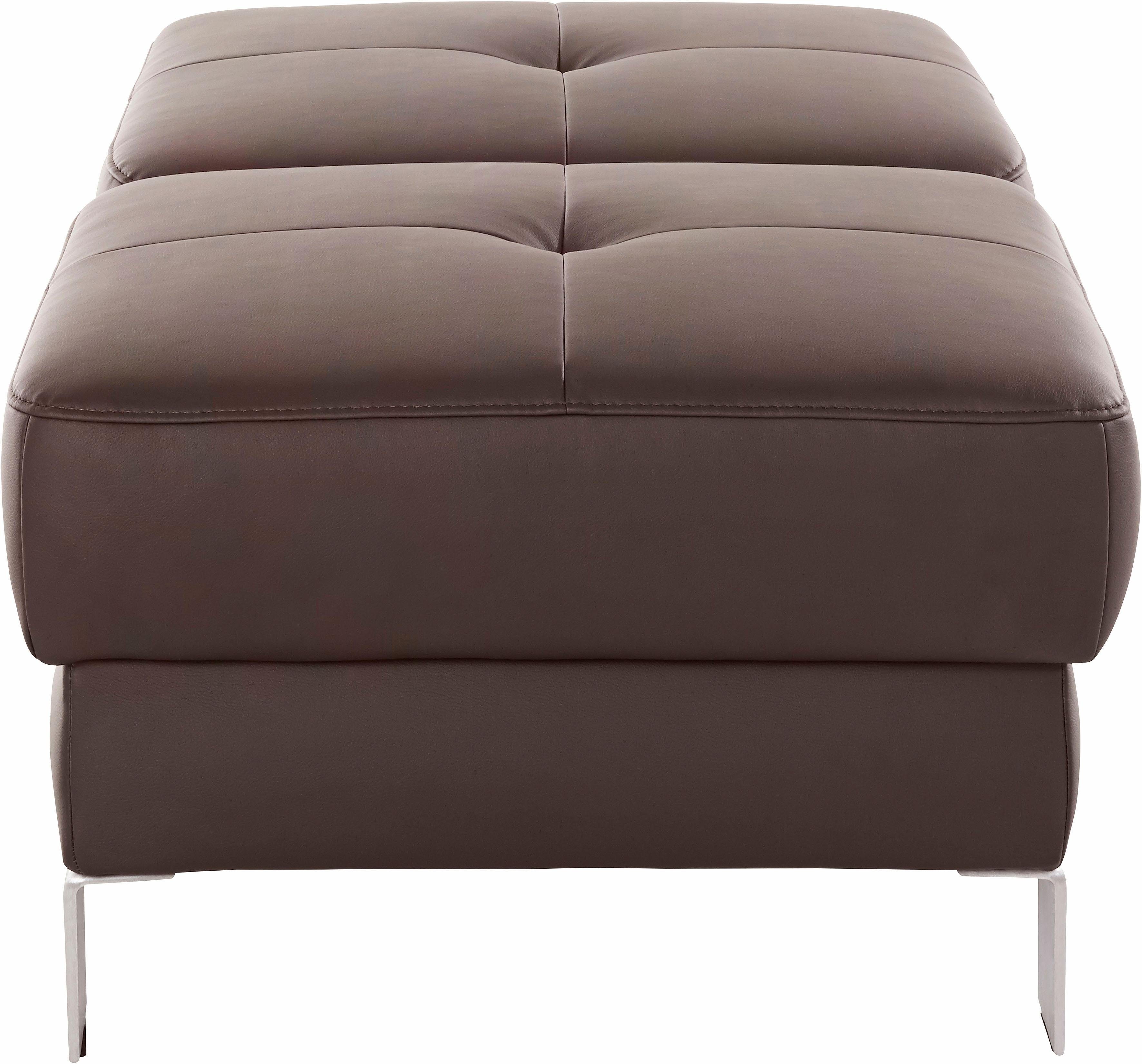 exxpo - sofa fashion Hocker Mantua, bankkruk met geweldige afwerkingsdetails, comfortabel