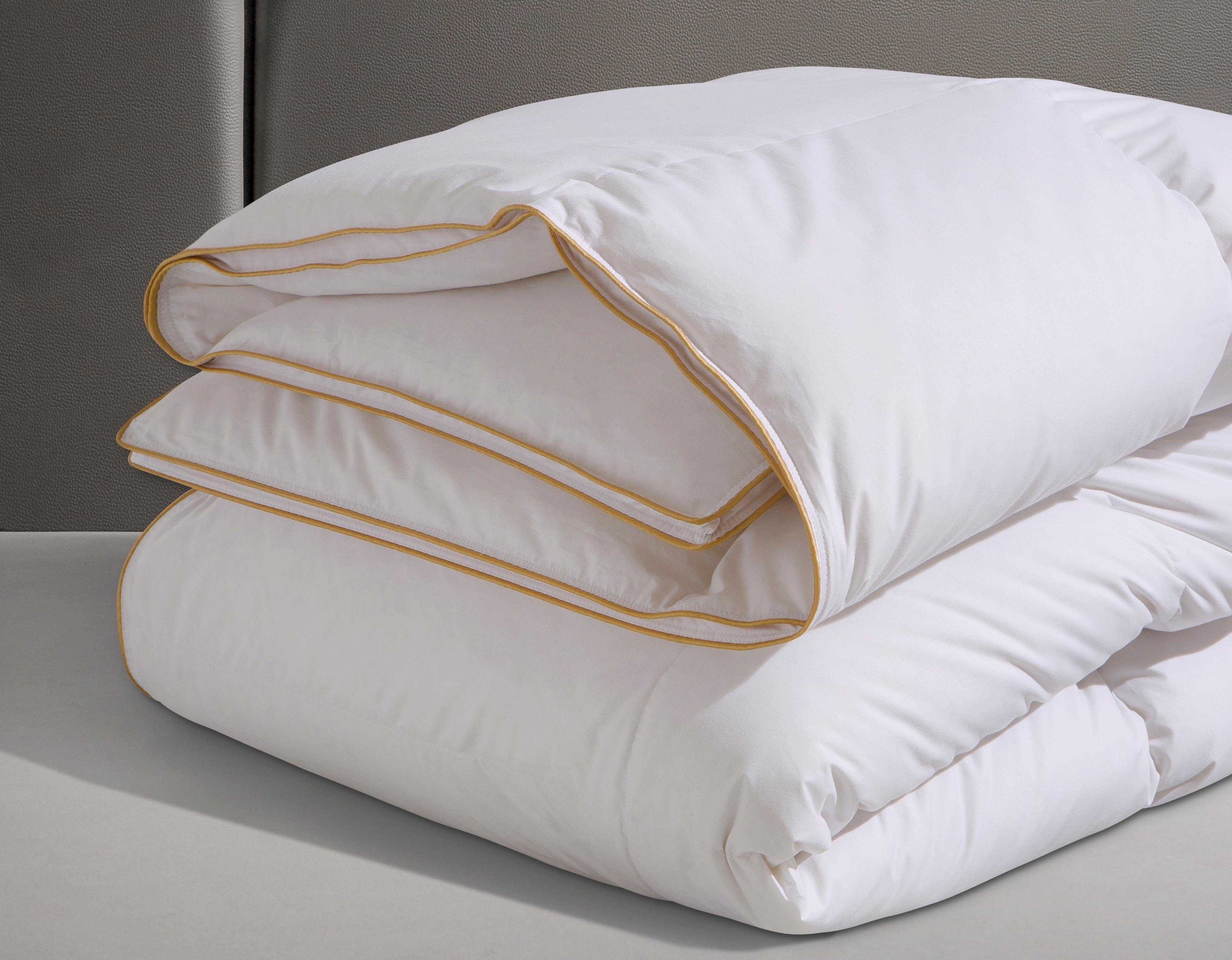 OBB Donzen dekbed Emilias, dekbedden voor zomer en winter, jaardekbed Dekbed 135x200 cm, 155x220 cm & andere afmetingen, made in Germany Extrawarm
