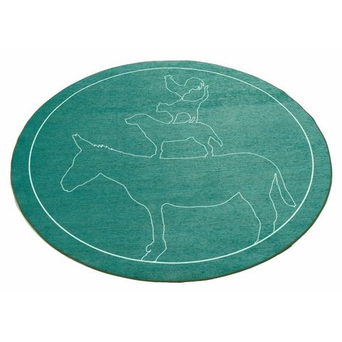Otto - Grimmliis Grimmliis kindervloerkleed, rond Sprookje 1, hoogte 2 mm, platweefsel Otto - Grimmliis Grimmliis kindervloerkleed, rond Sprookje 1, hoogte 2 mm, platweefsel