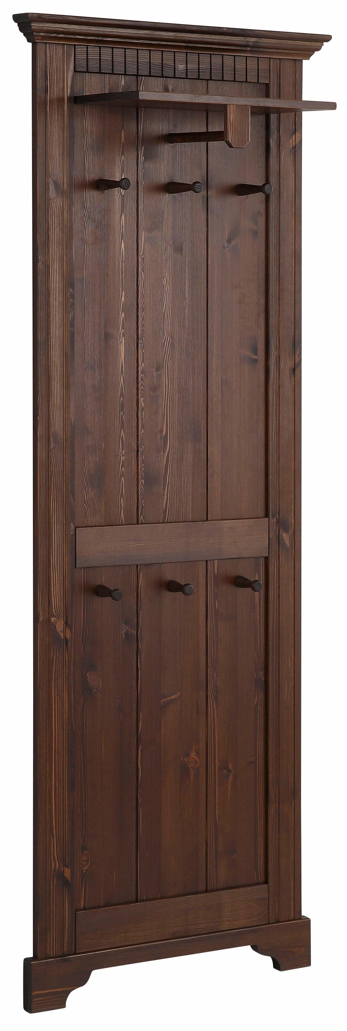 Home affaire Kapstokpaneel Rustiek gemaakt van massief, fsc-gecertificeerd grenen, 64 cm breed