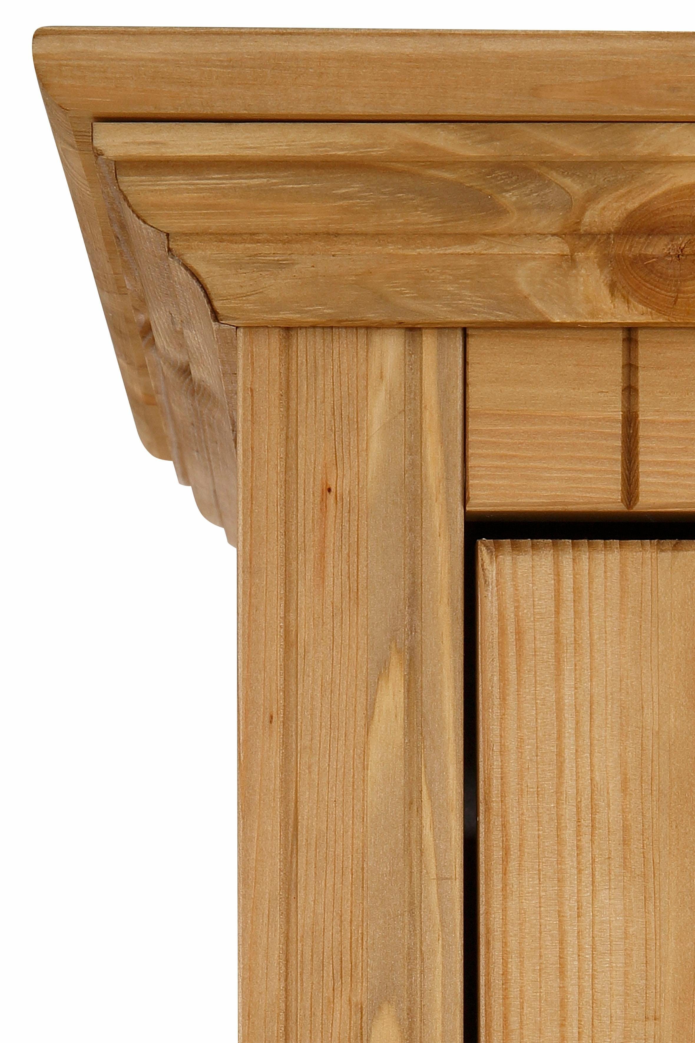 Home affaire Schoenenkast Rustiek gemaakt van massief, fsc-gecertificeerd grenen, 71 cm breed
