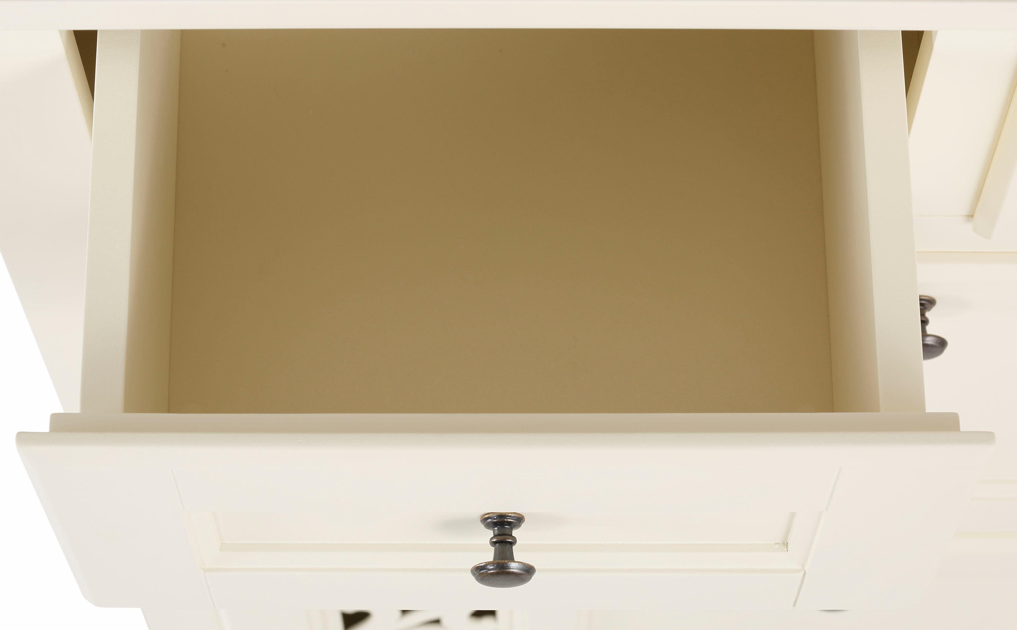 Home affaire Schoenenkast Arabeske met mooie ornamenten in de klepfront, breedte 90 cm