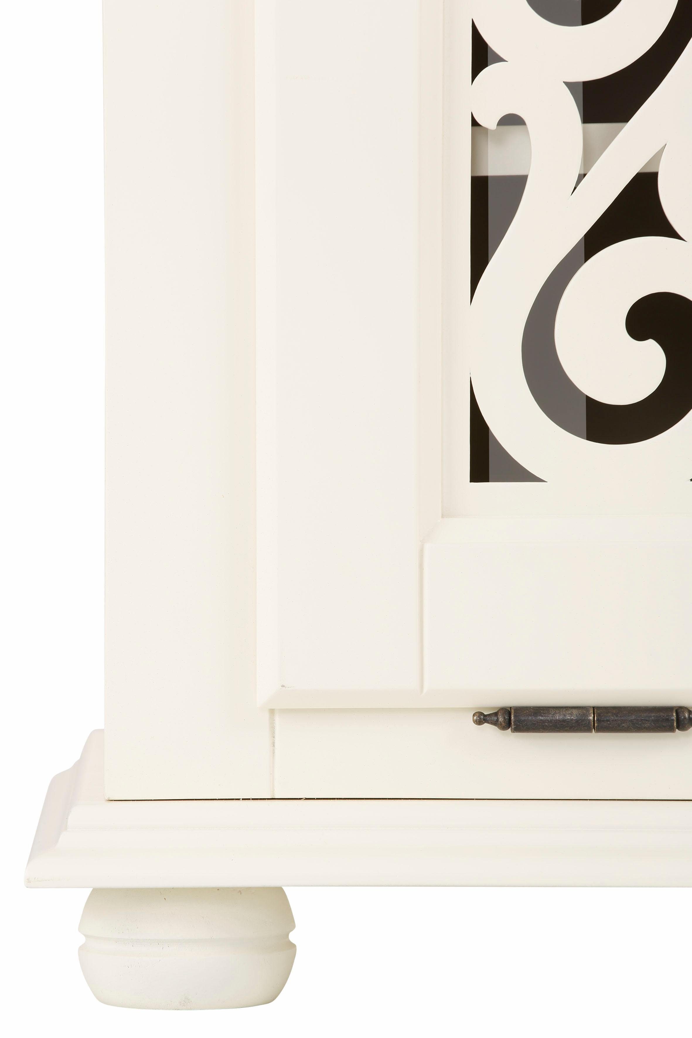 Home affaire Schoenenkast Arabeske met mooie ornamenten in de klepfront, breedte 90 cm