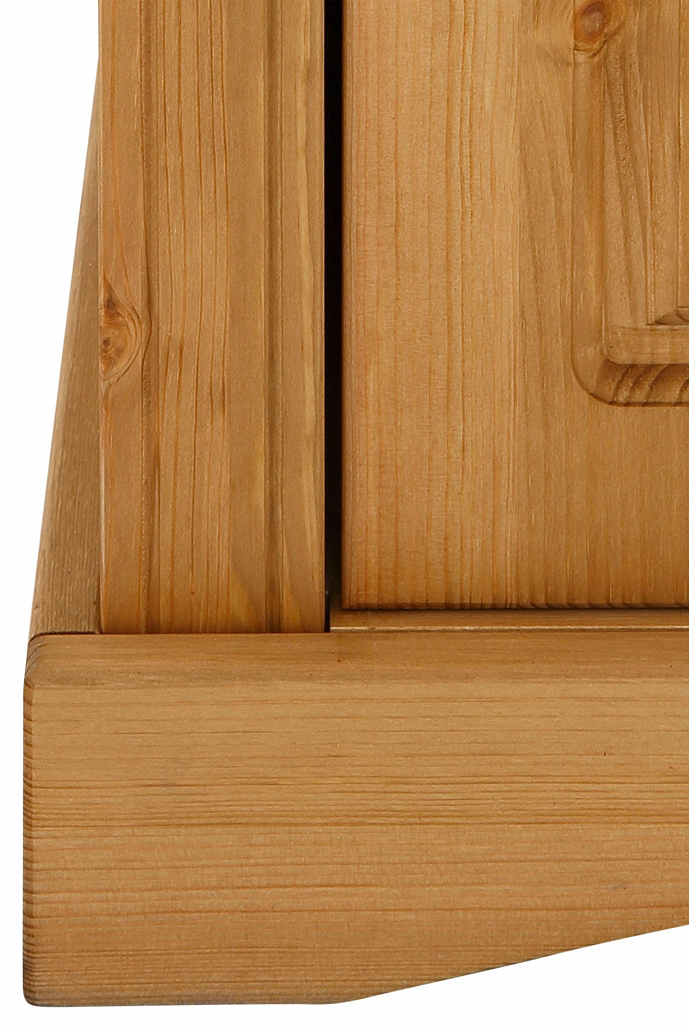 Home affaire Schoenenkast Rustiek gemaakt van massief, fsc-gecertificeerd grenen, 71 cm breed