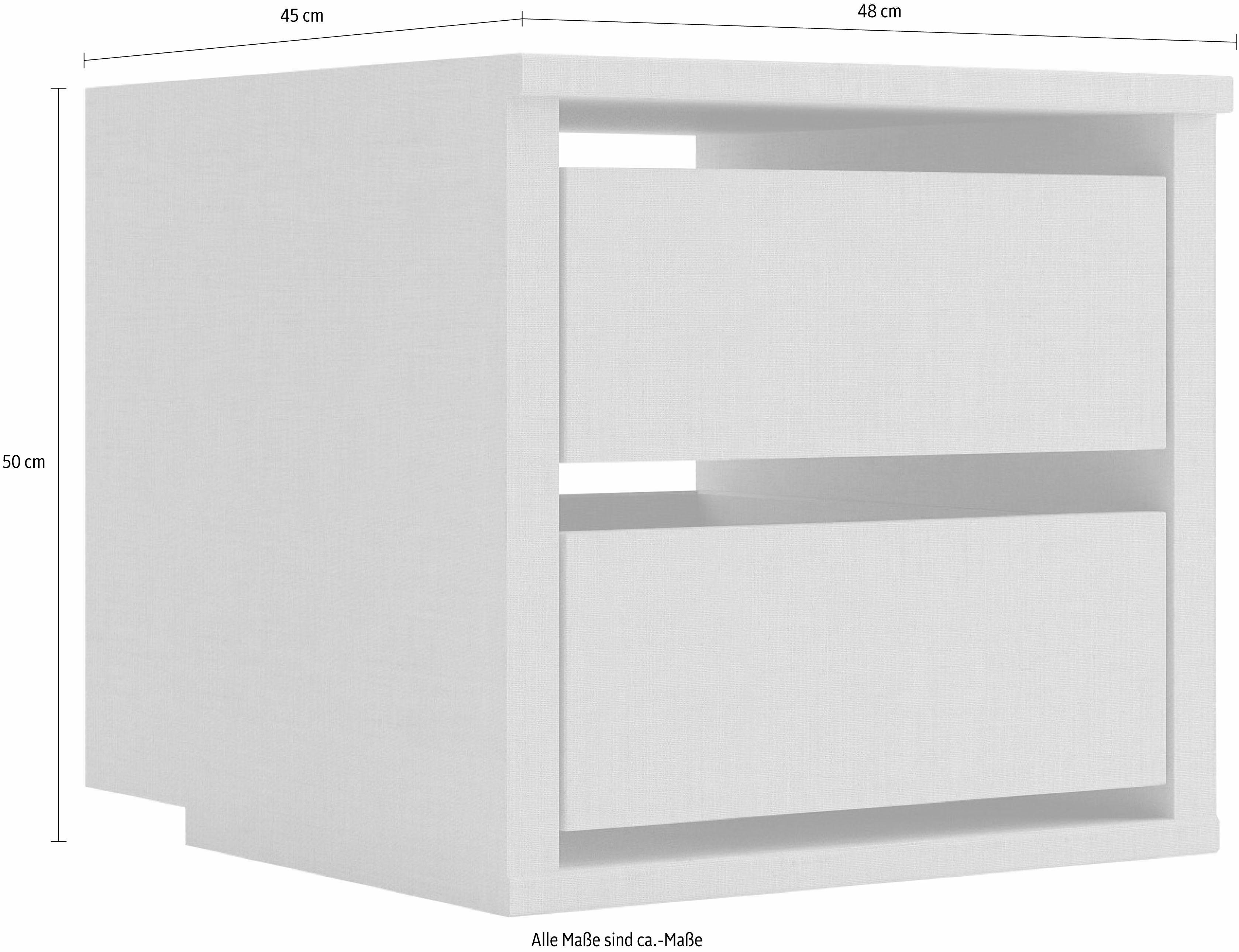 rauch Lade-inzet Accessoires voor Rauch-draaideurkasten ORANGE Breedte 48 cm, diepte 50 cm, 2 lades met zelfsluitende en demping