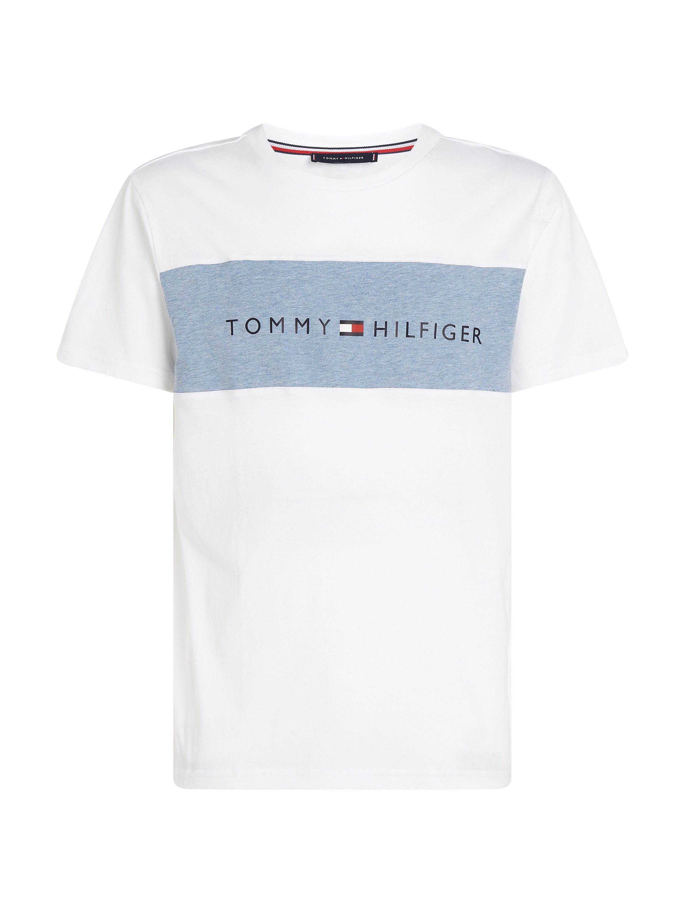 Tommy Hilfiger Underwear T-shirt SS T-SHIRT BLOCK LOGO met kleuraccent, met logo-opdruk
