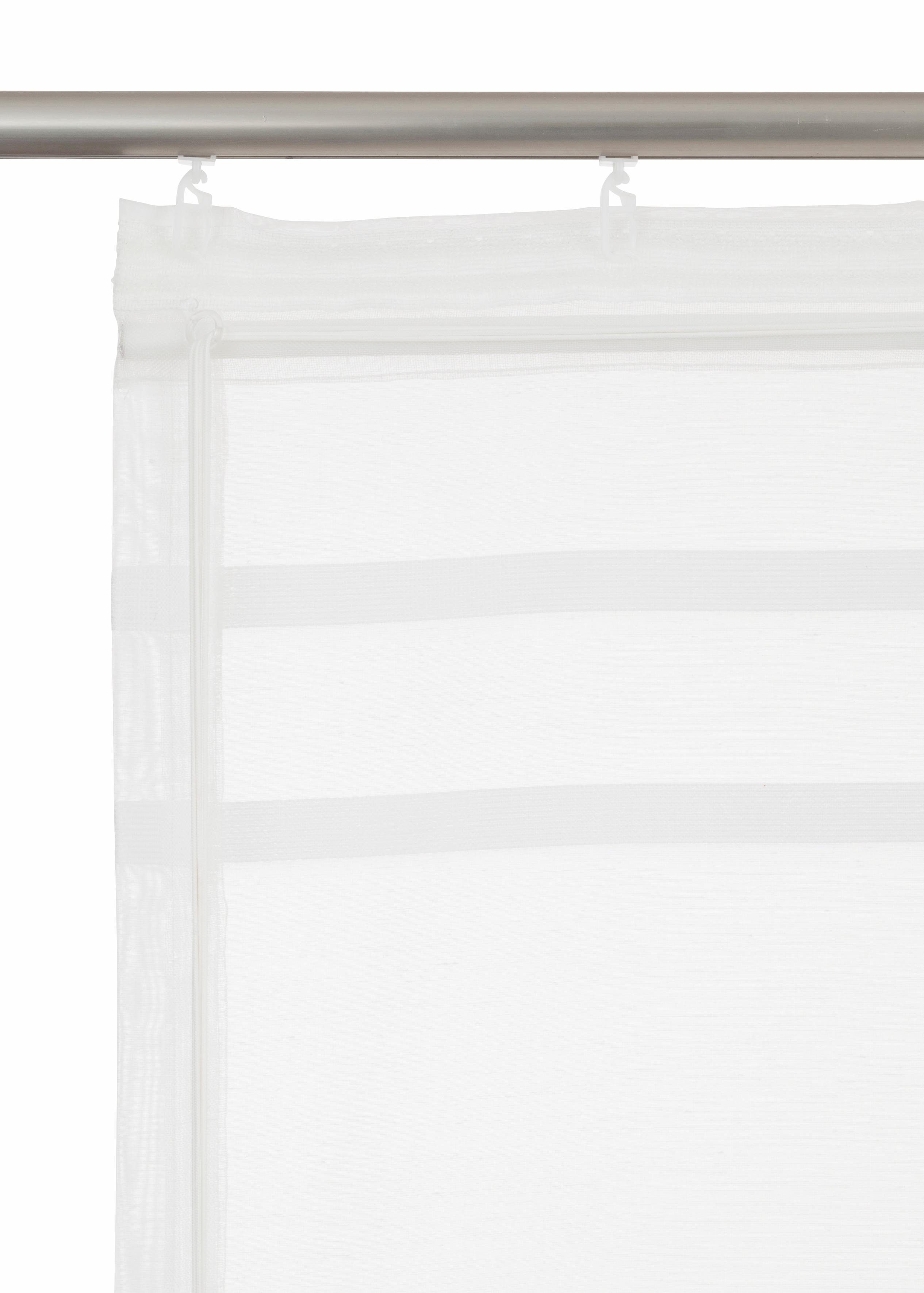 my home Romeins rolgordijn Assen Transparant, voile, polyester (1 stuk)