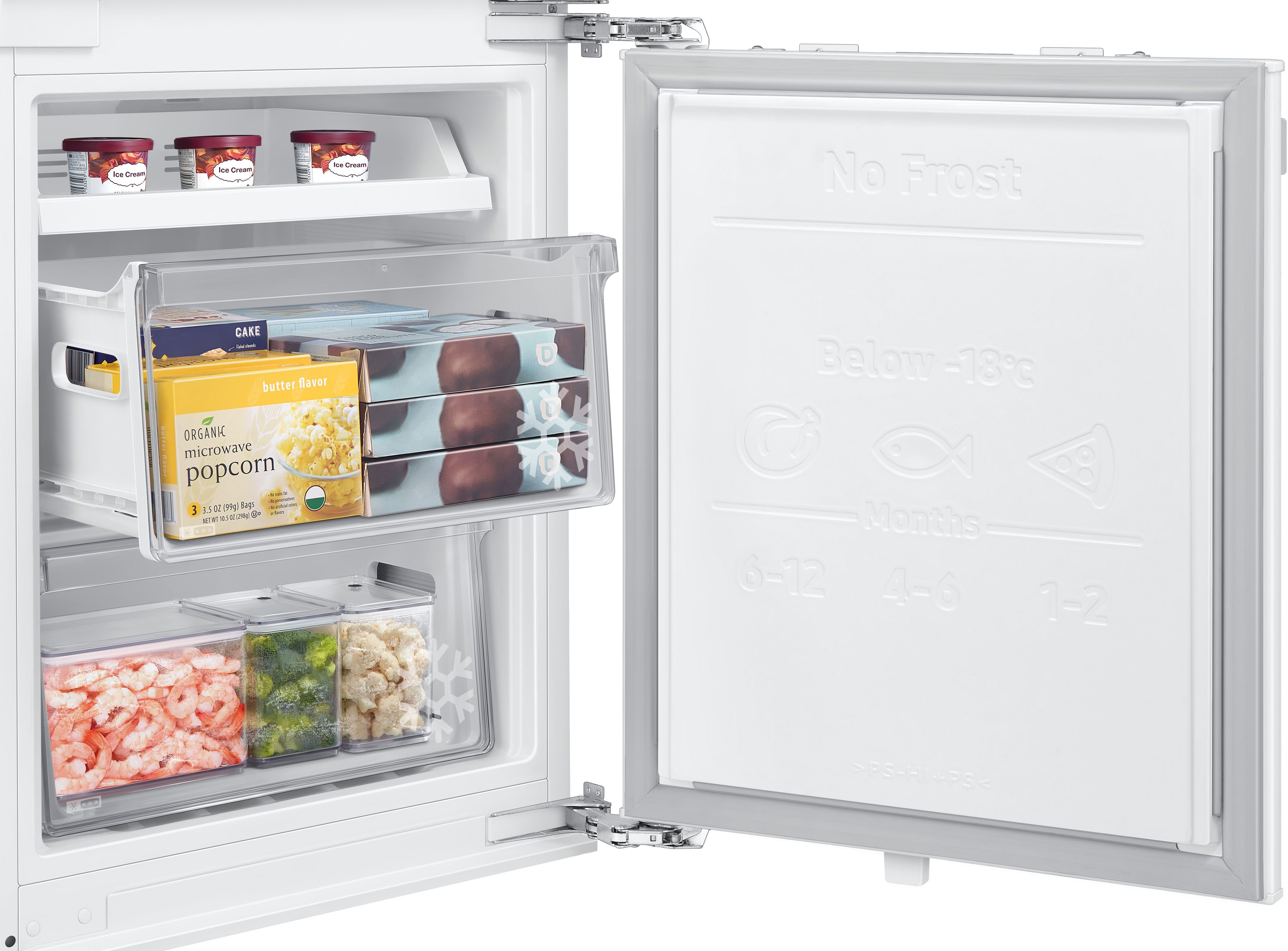 Samsung Inbouw koel-vriescombinatie BRB80F26ACFO, 177,5 cm x 54 cm