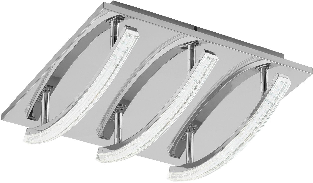 eglo led-plafondlamp pertini led plafondlamp zilver