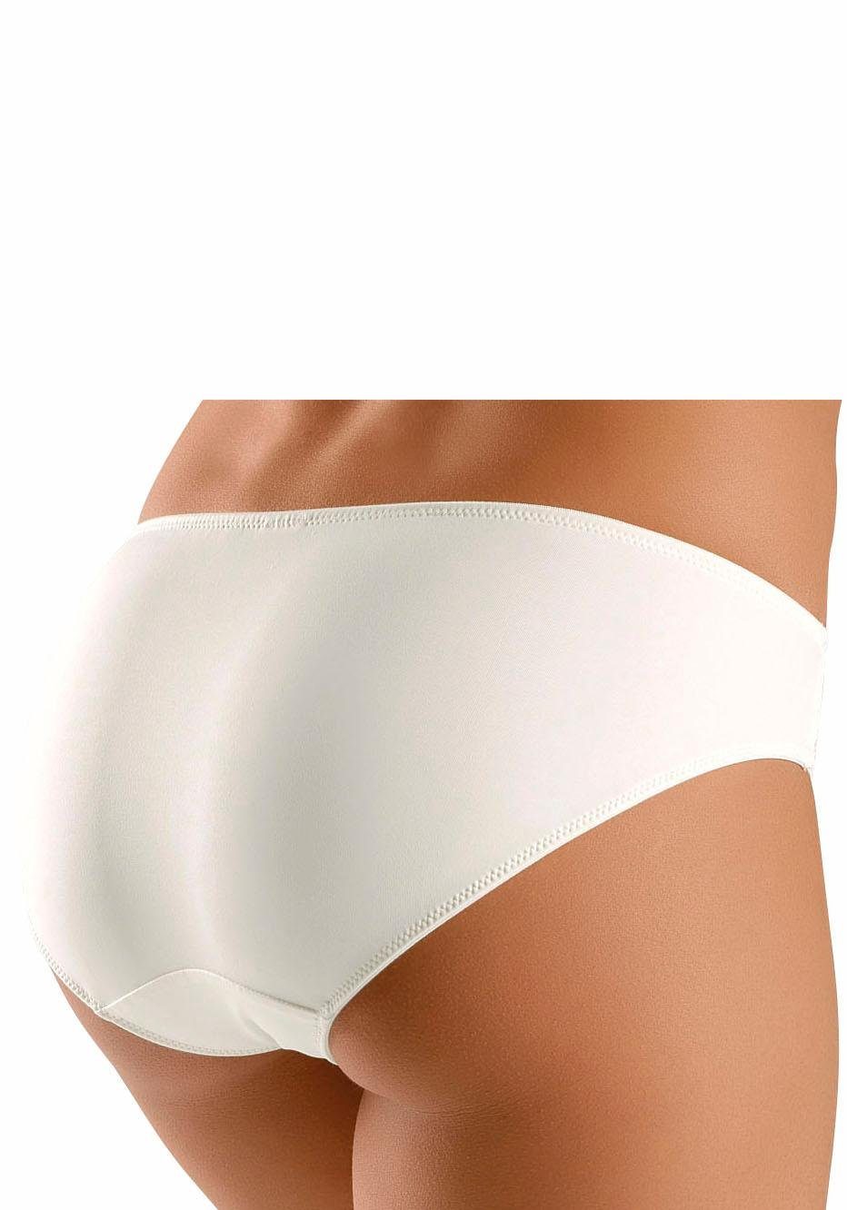 Petite fleur Slip met iets transparante jacquard-kant aan beide kanten opzij (3 stuks)