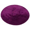 my home hoogpolig vloerkleed magong bijzonder zacht door microvezel, woonkamer paars