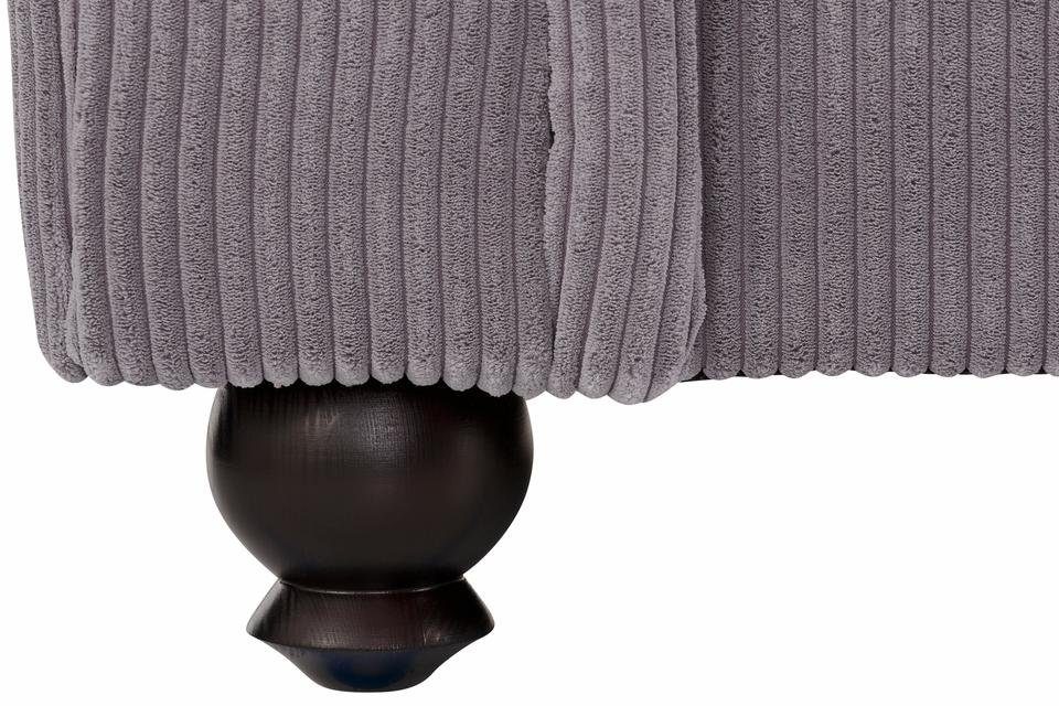 Home affaire Megabank King Henry in casual bekleding en vele losse kussens