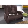 exxpo - sofa fashion 2-zitsbank met relaxfunctie bruin