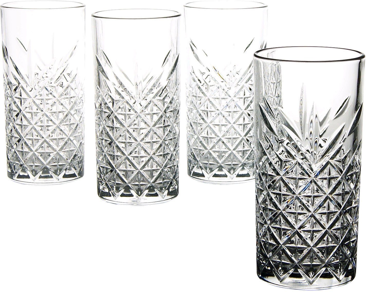 CreaTable Glazenset TIMELESS drinkglazen 4 waterglazen, 4 whiskyglazen als set (set, 8-delig)