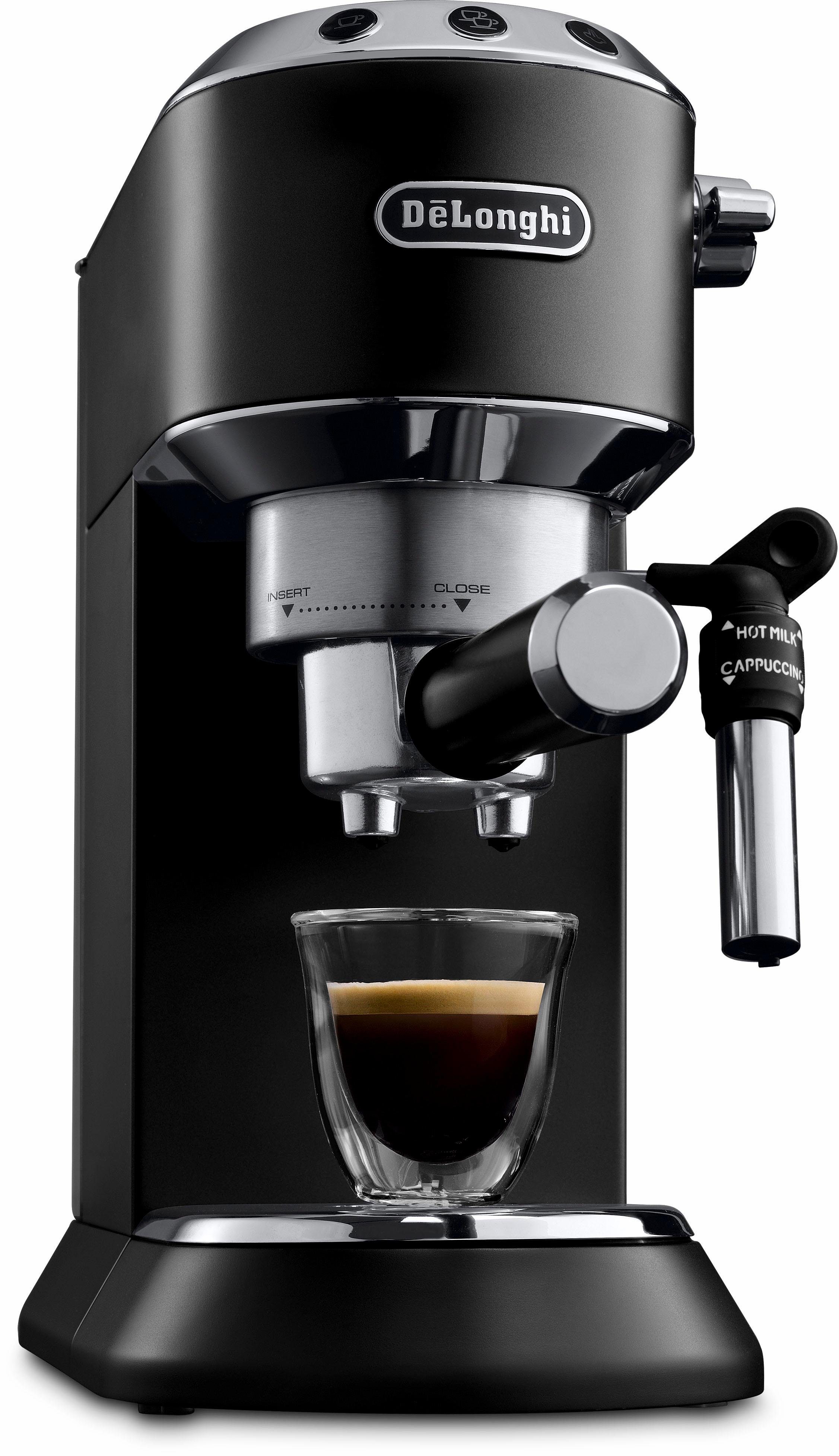 De'Longhi Espressomachine Dedica Style EC 685.B, Siebdrager, 1350 Watt, 15 Bar