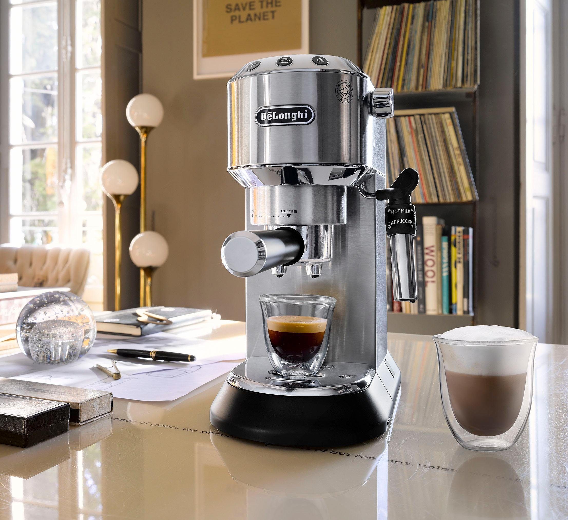 De'Longhi Espressomachine Dedica Style EC 685.B, Siebdrager, 1350 Watt, 15 Bar