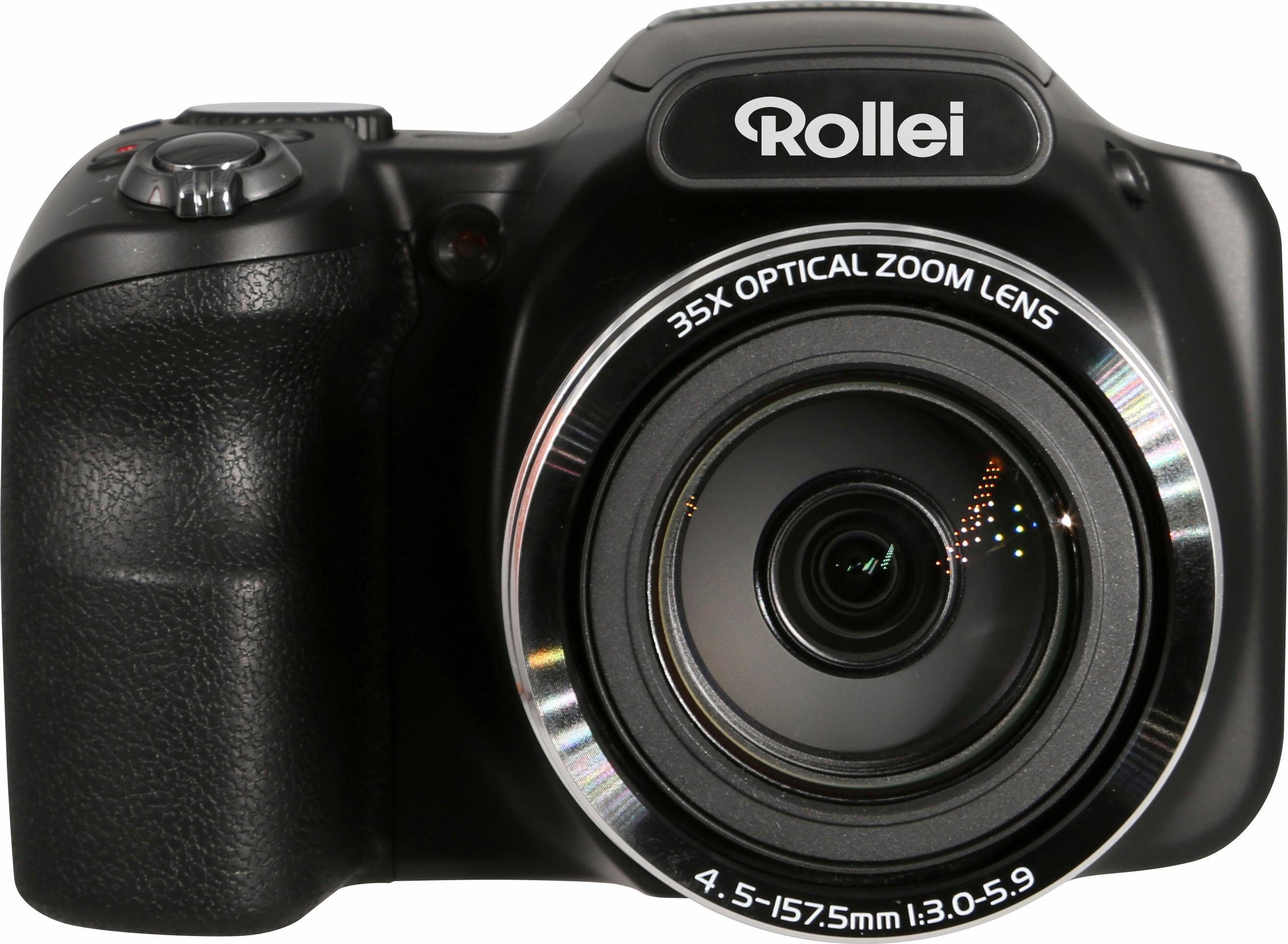 Otto - Rollei ROLLEI Powerflex 350 Wifi superzoomcamera, 16 megapixel, 35x optische zoom, 7,6 cm (3 inch) display