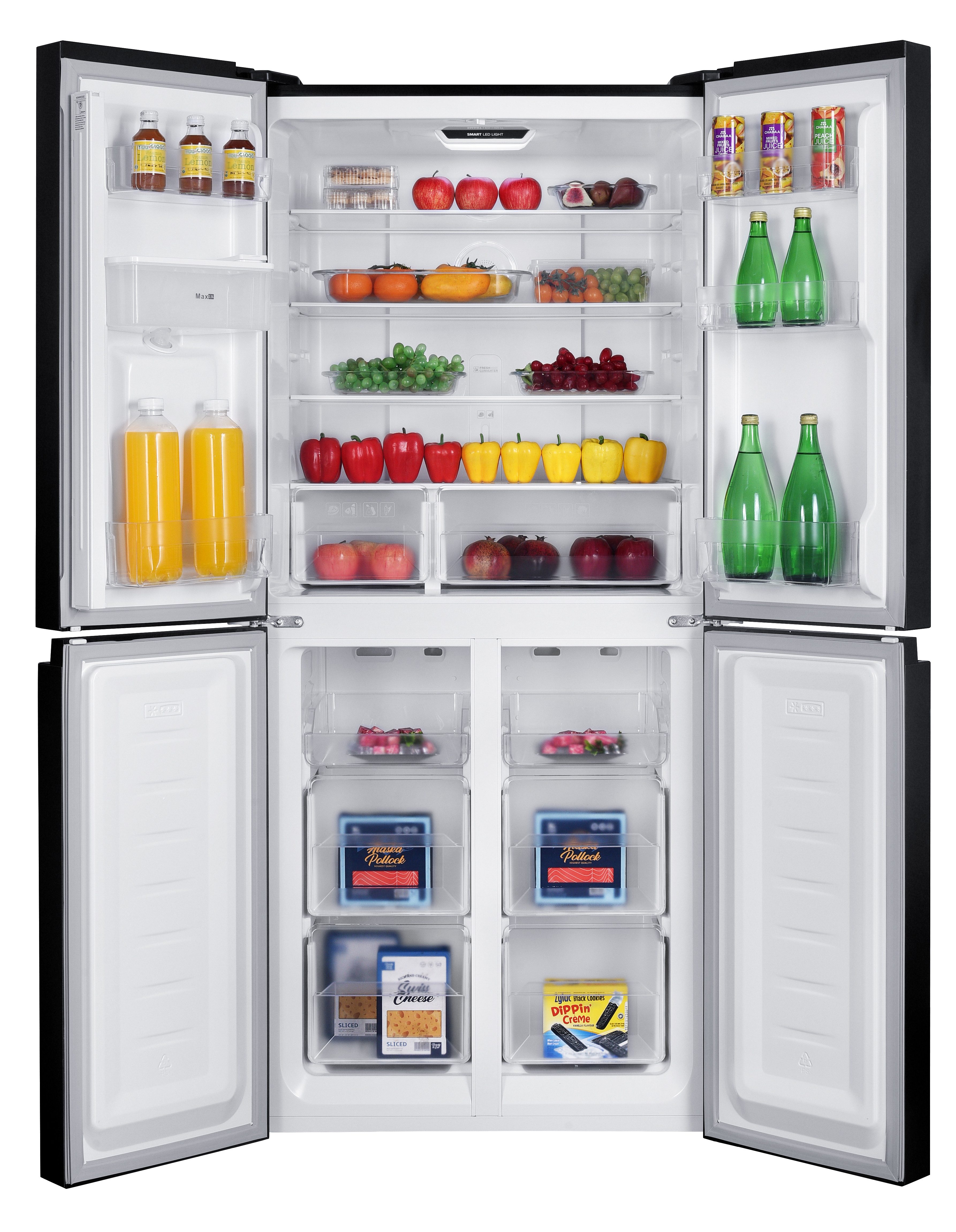 Hanseatic MultiDoor HCDC18080CWDI NoFrost, waterdispenser, display