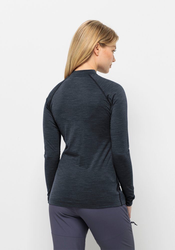Jack Wolfskin Shirt met lange mouwen KAMMWEG L/S W
