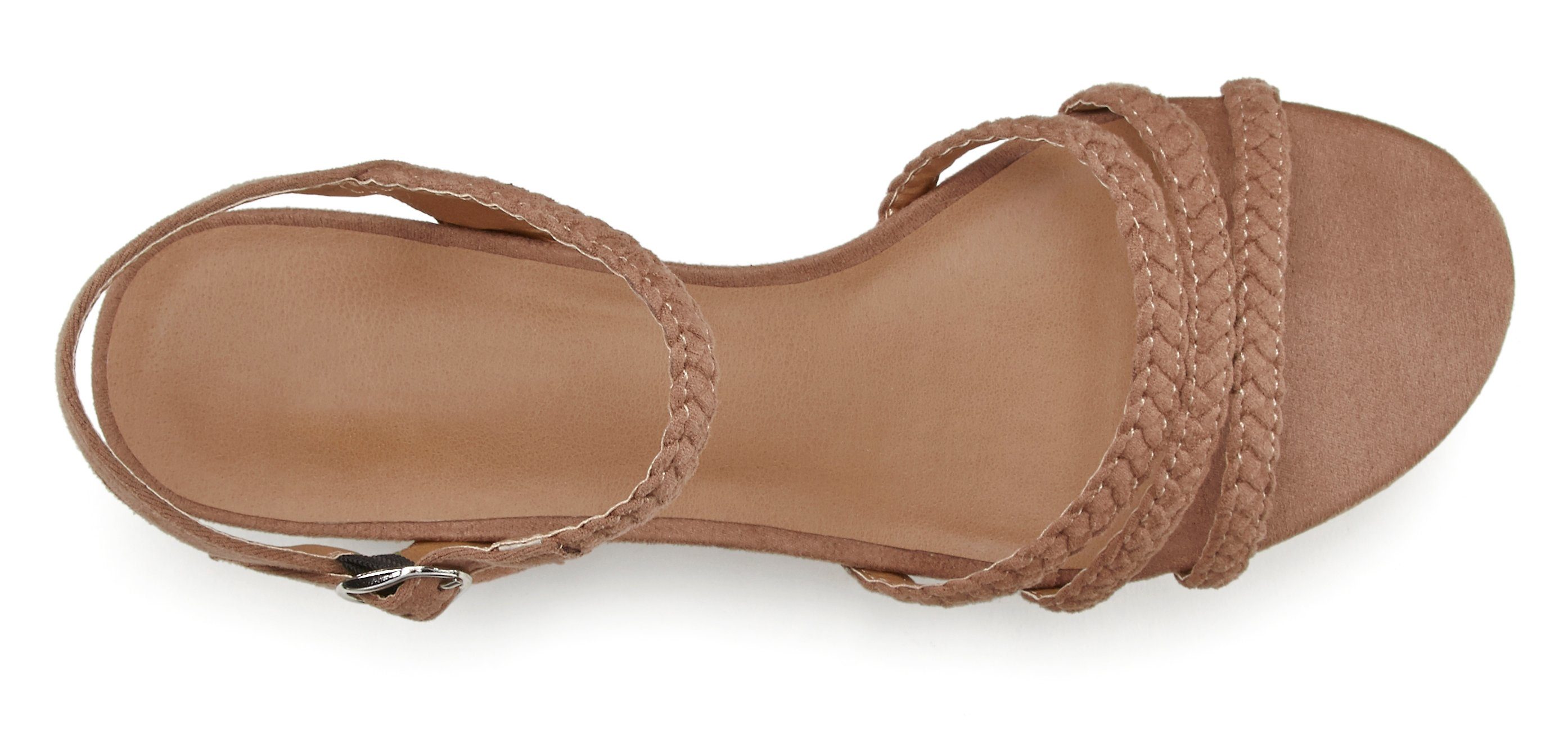 Lascana Sandalen Sandalette, zomerschoen met gevlochten bandjes VEGAN