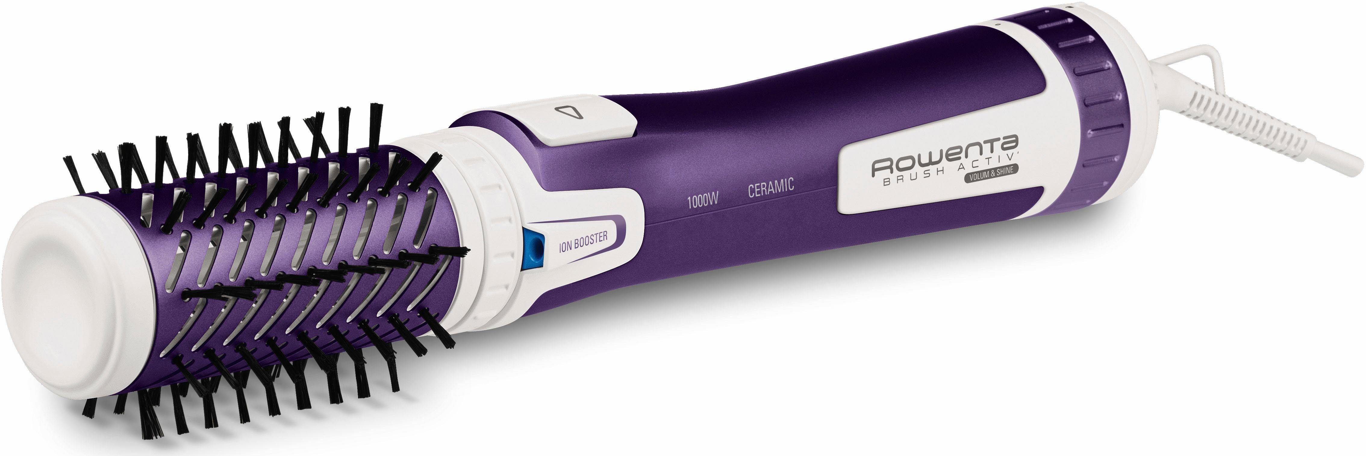 Rowenta Stylingborstel met warme lucht Brush Activ Volume & Shine, roterend, 2 borstelkoppen, Keramische coating, 3 snelheidsniveaus, koude stand, CF9530