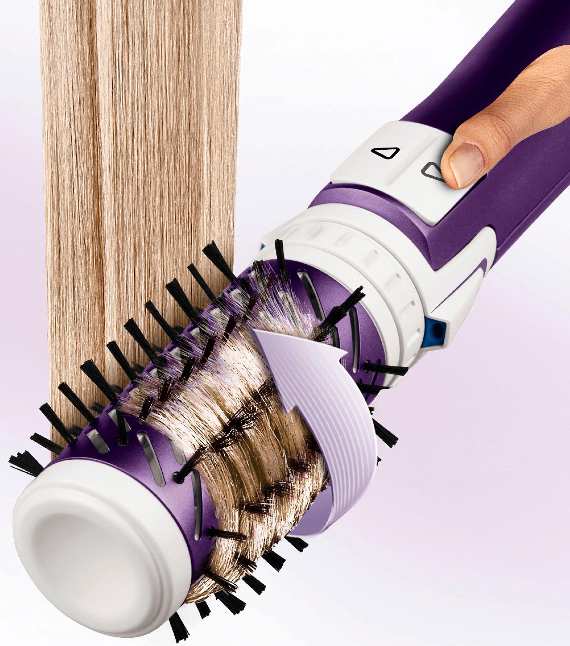 Rowenta Stylingborstel met warme lucht Brush Activ Volume & Shine, roterend, 2 borstelkoppen, Keramische coating, 3 snelheidsniveaus, koude stand, CF9530
