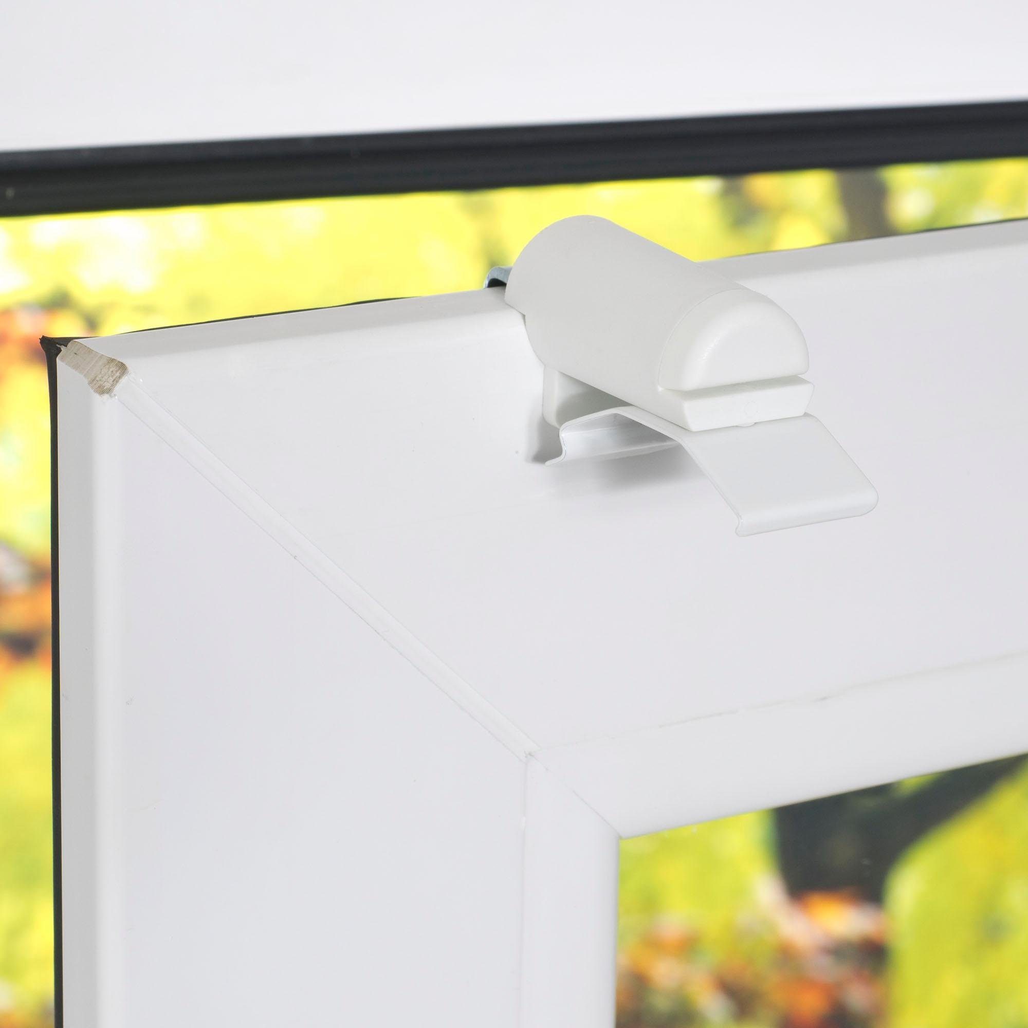 Liedeco Klem drager voor dubbele rolgordijnen met montageprofiel (set, 2 stuks)