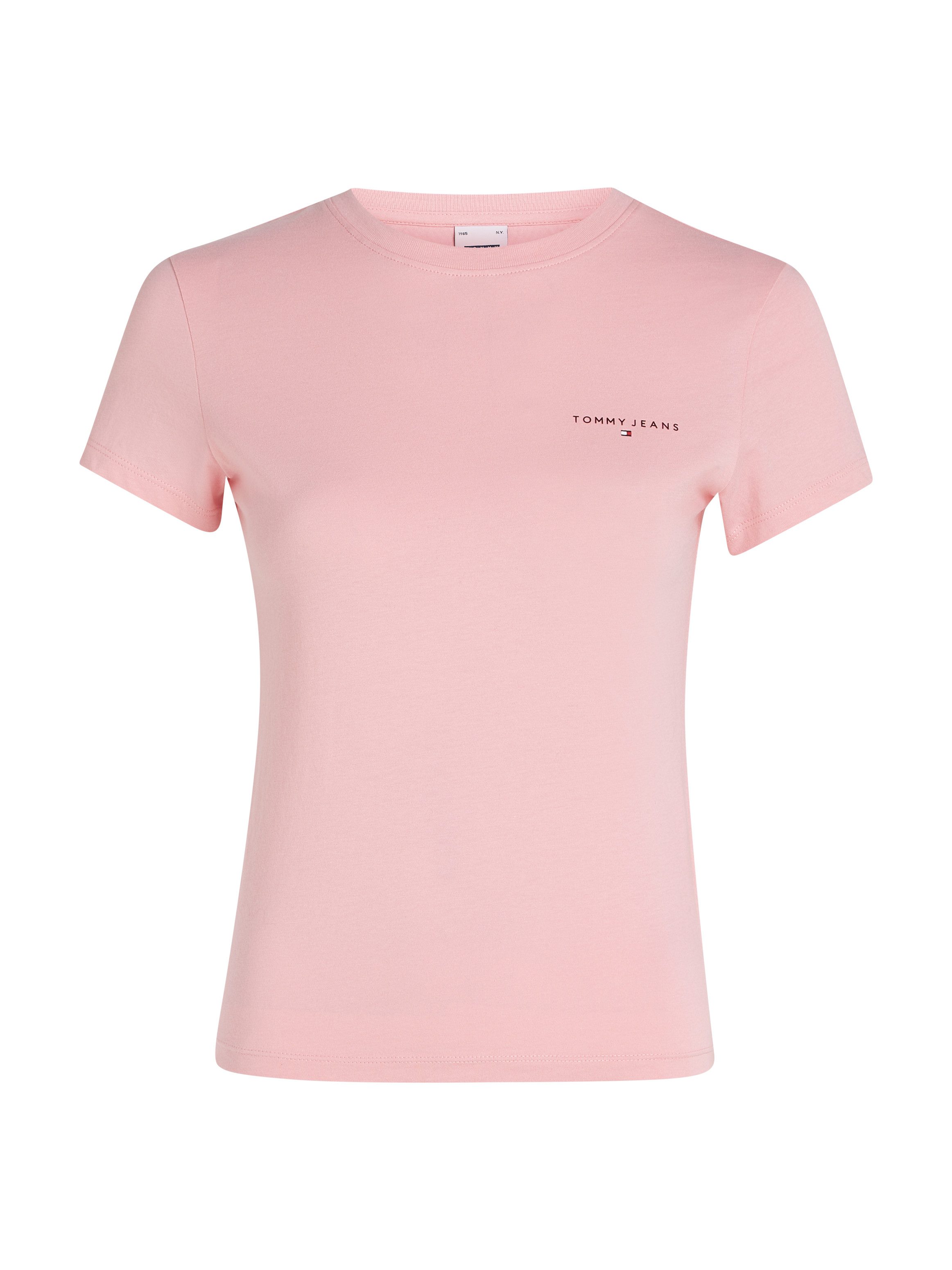 TOMMY JEANS T-shirt TJW SLIM LINEAR TEE met een logo-opschrift