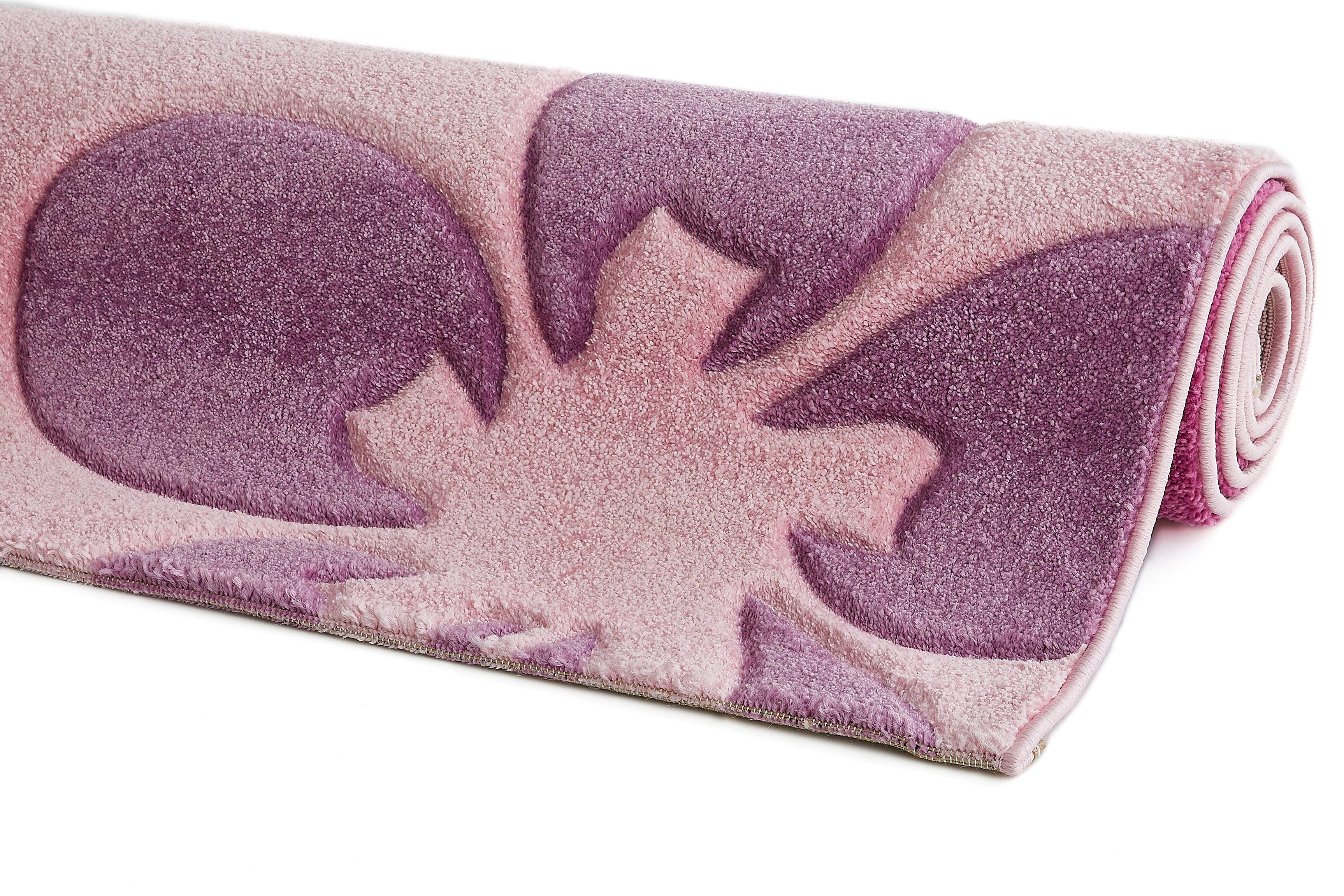 LUXOR living Kindervloerkleed Flair Korte pool, bloemen design, kinderkamer