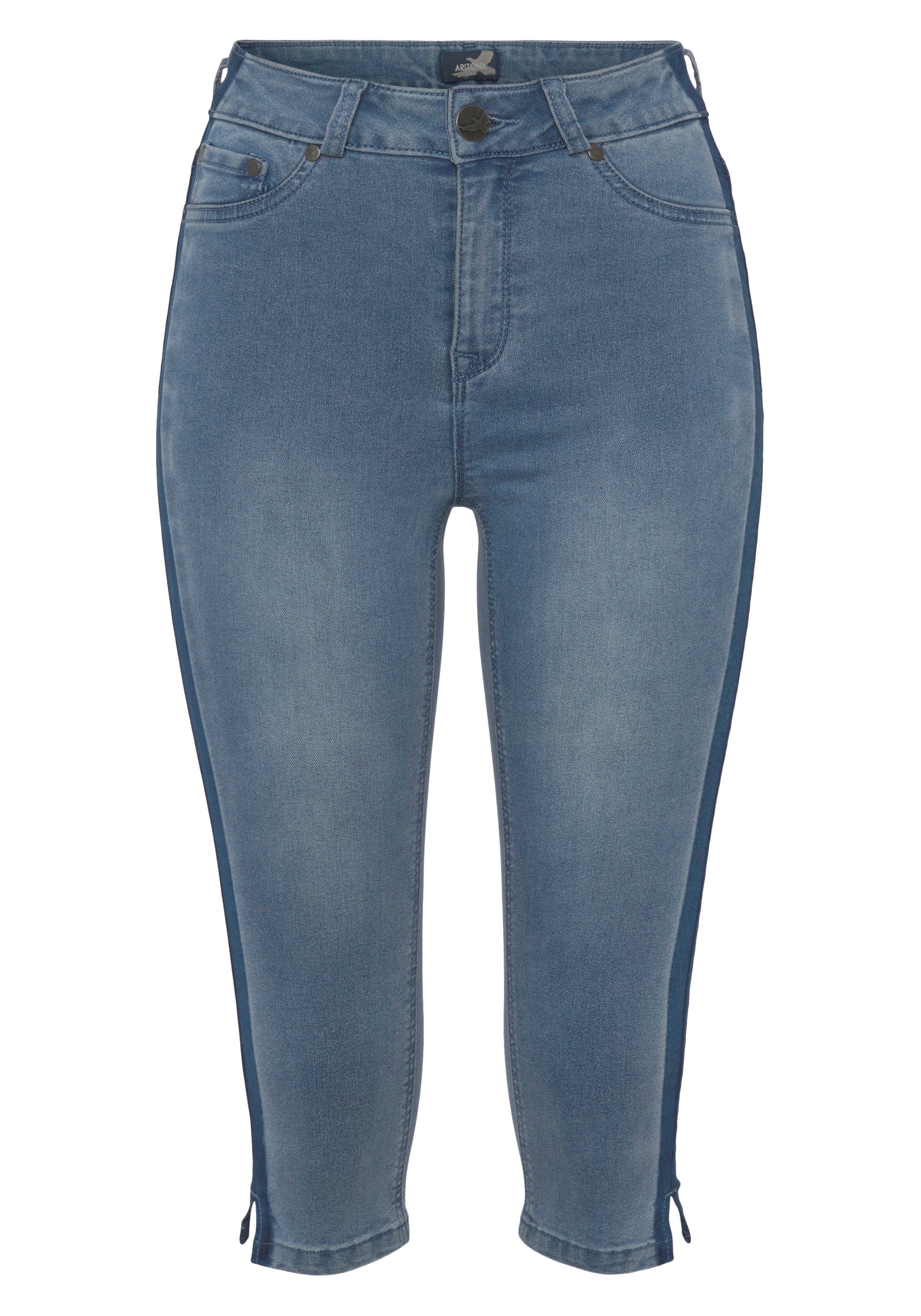 Arizona Capri jeans Ultra Stretch extra strakke pasvorm, knieomsluitende lengte, hoge taille