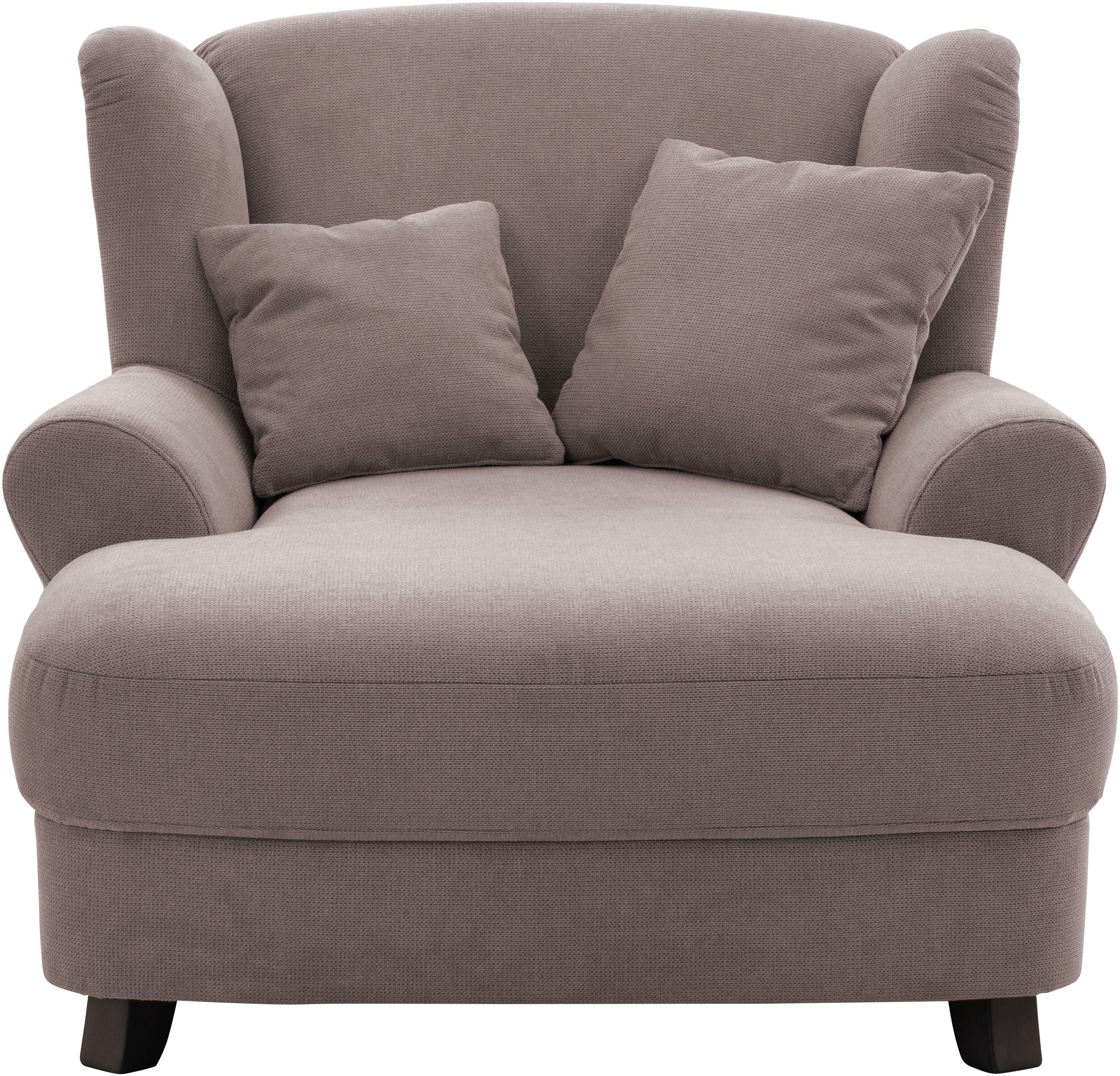 Home affaire XXL-fauteuil Oase met golvenondersteuning en 2 decoratieve kussens