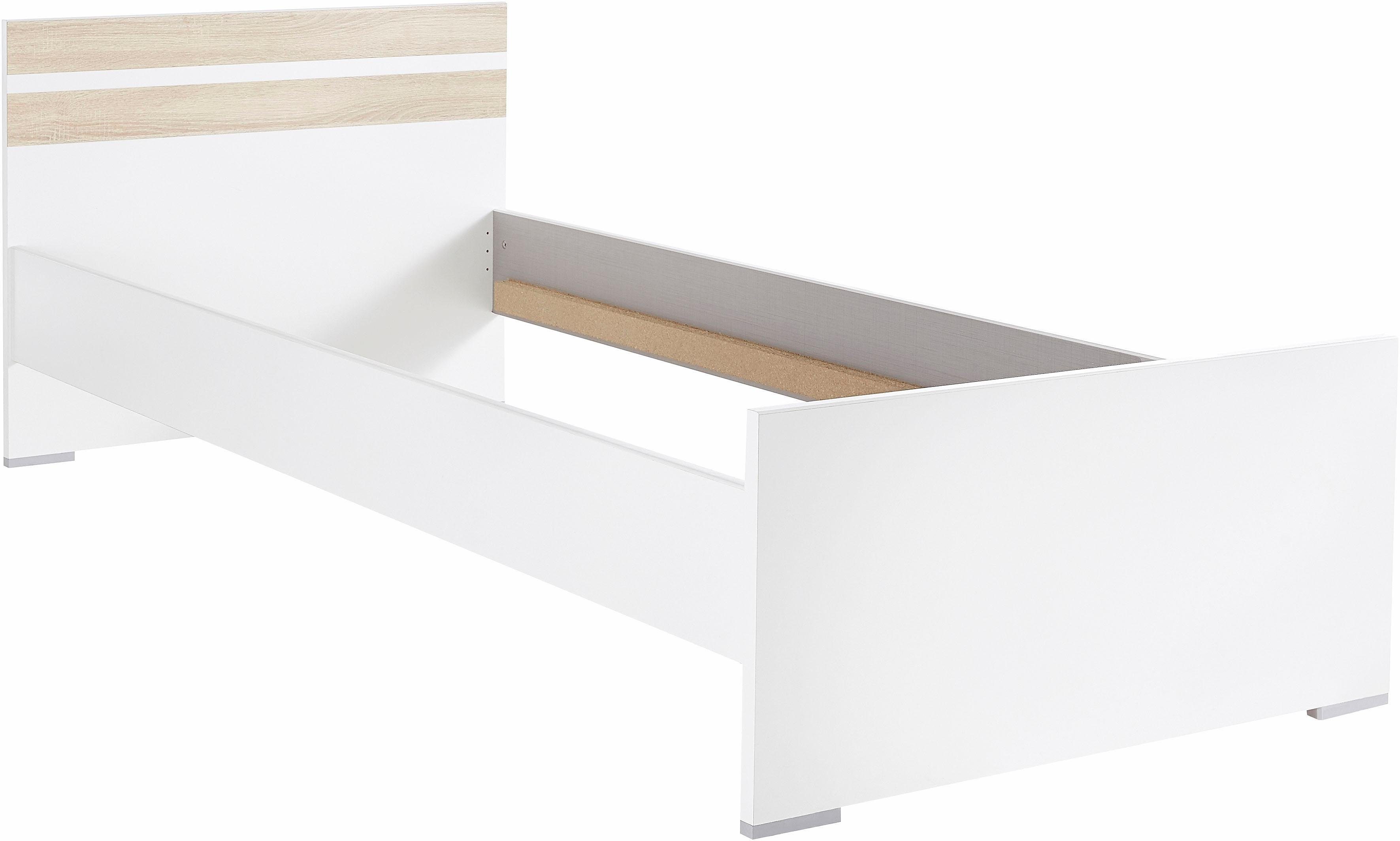 Wimex Bed Joker, logeerbed Ligoppervlak 90 of 140x200 cm, kleuraccenten aan het hoofdeinde,