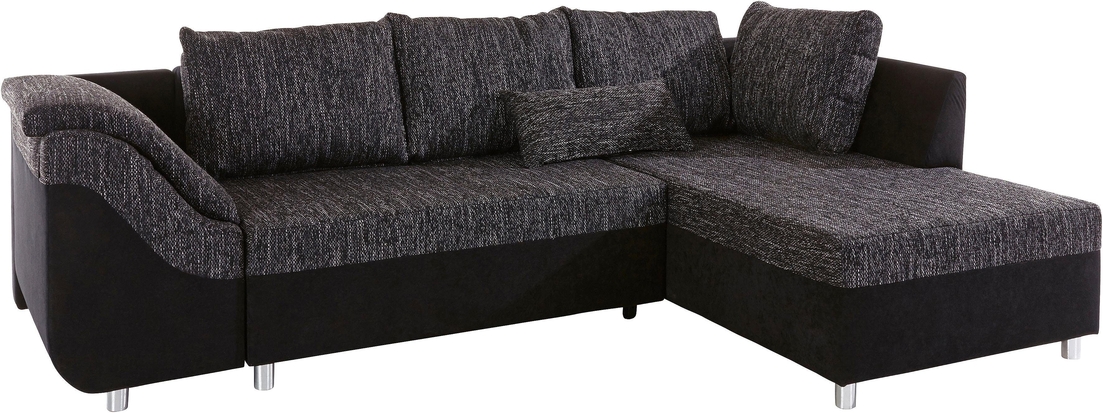 COLLECTION AB Hoekbank Sally L-vorm met en zonder slaapfunctie, inclusief losse rug- en sierkussens