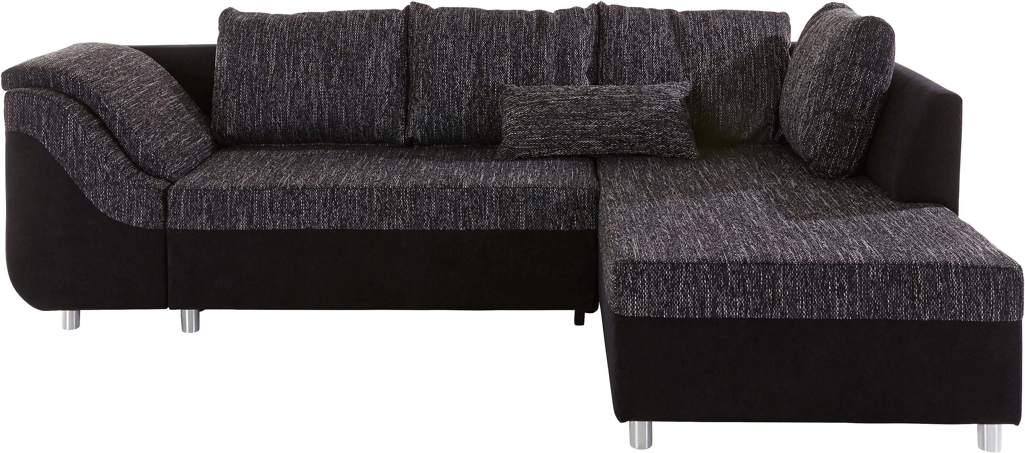 COLLECTION AB Hoekbank Sally L-vorm met en zonder slaapfunctie, inclusief losse rug- en sierkussens