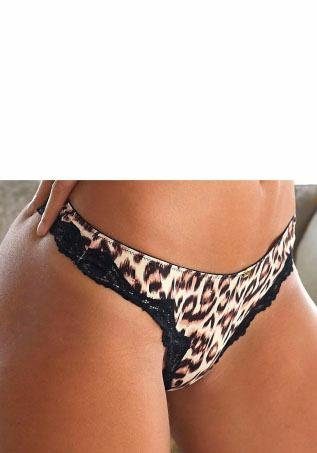 Jette Joop String met luipaardprint
