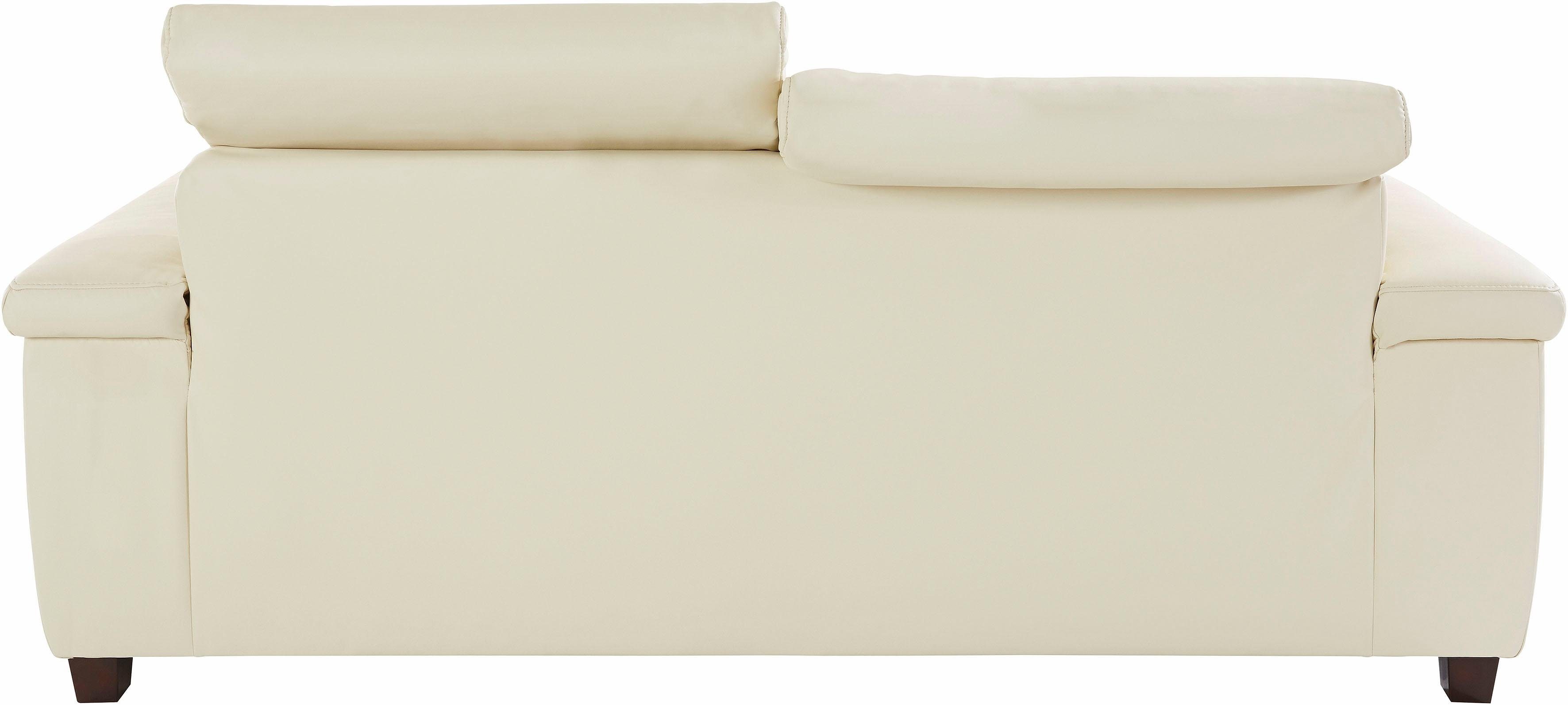 DOMO collection 2,5-zitsbank Sully optioneel met rugverstelling
