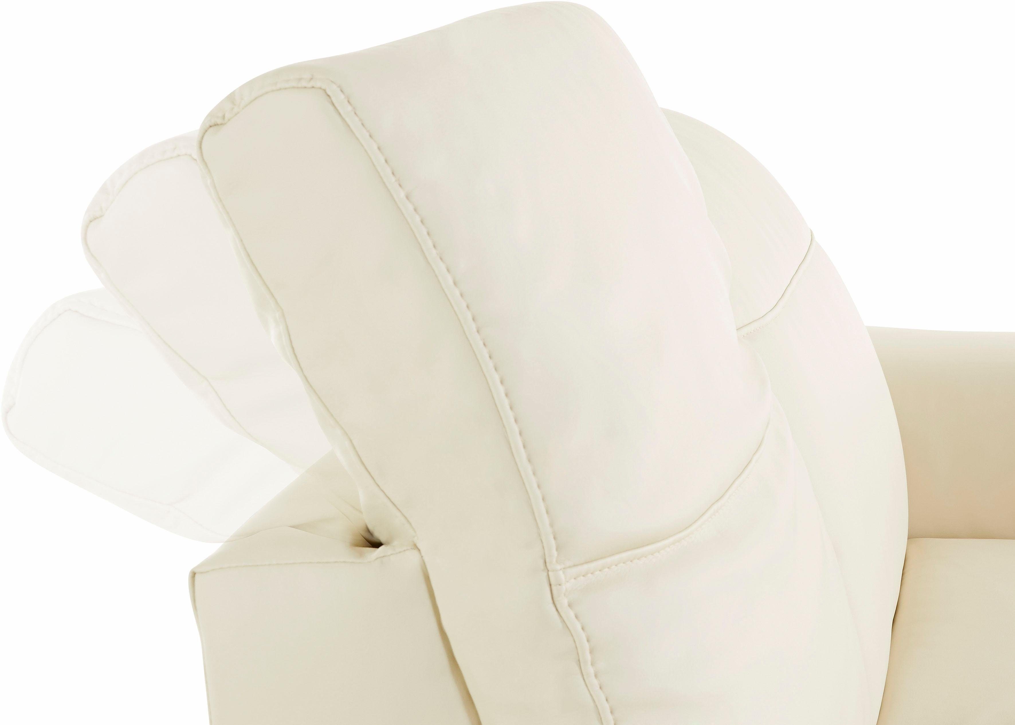 DOMO collection 2,5-zitsbank Sully optioneel met rugverstelling
