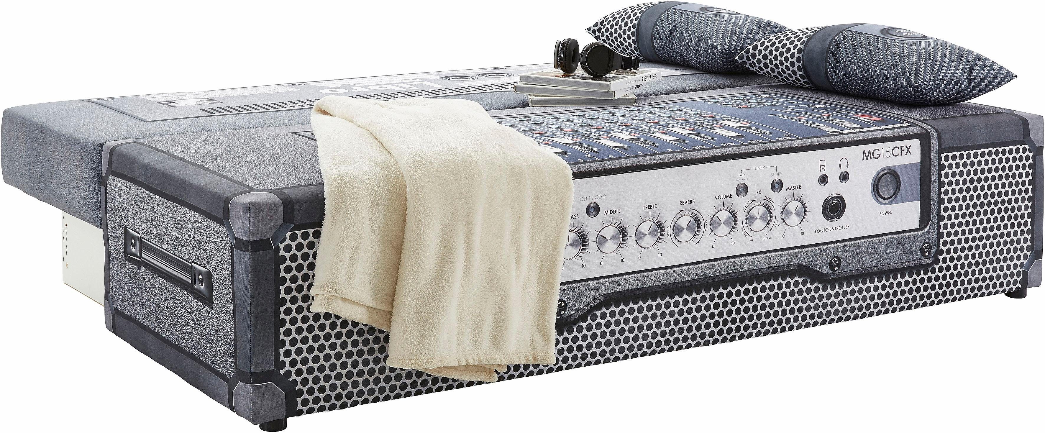 exxpo - sofa fashion Slaapbank Exxpo Tabou met slaapfunctie en bedkist, liftbedfunctie en binnenvering