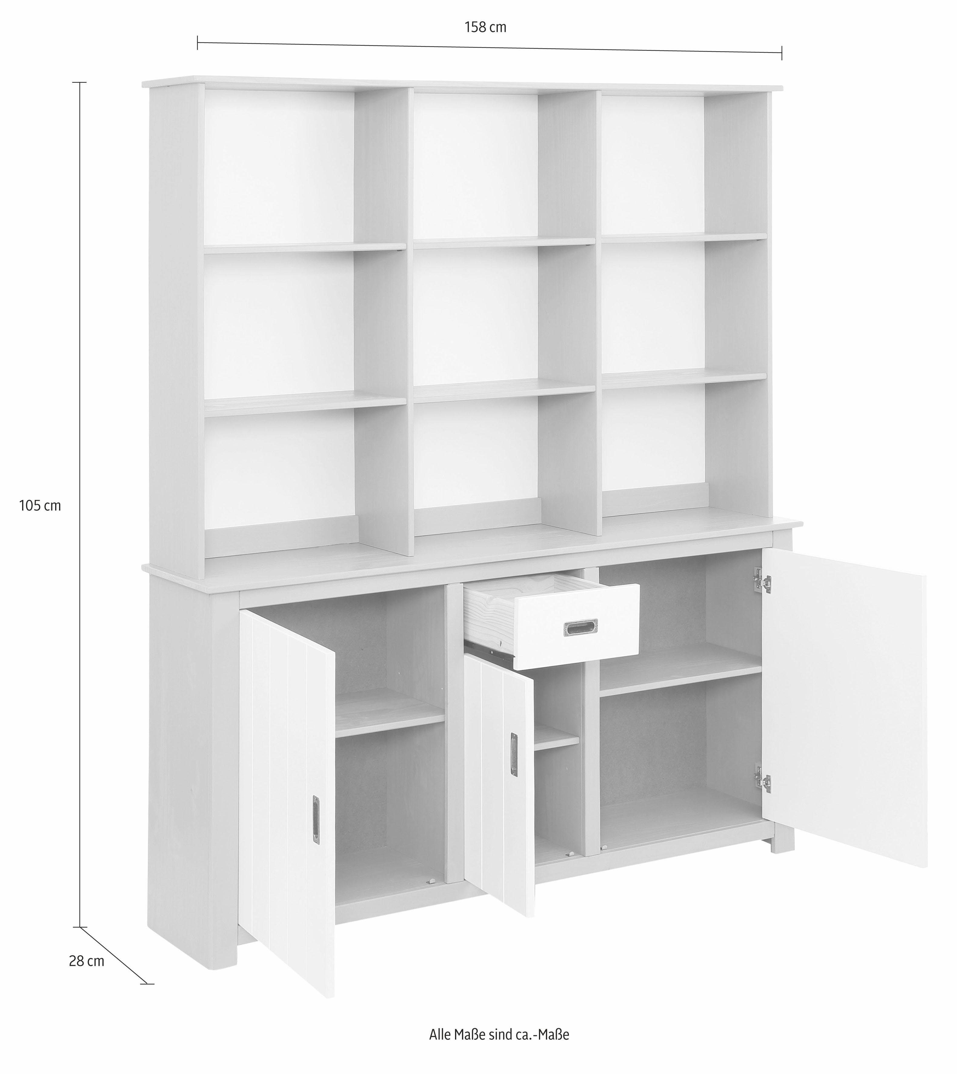 Home affaire Buffetkast Kampen Breedte 158 cm