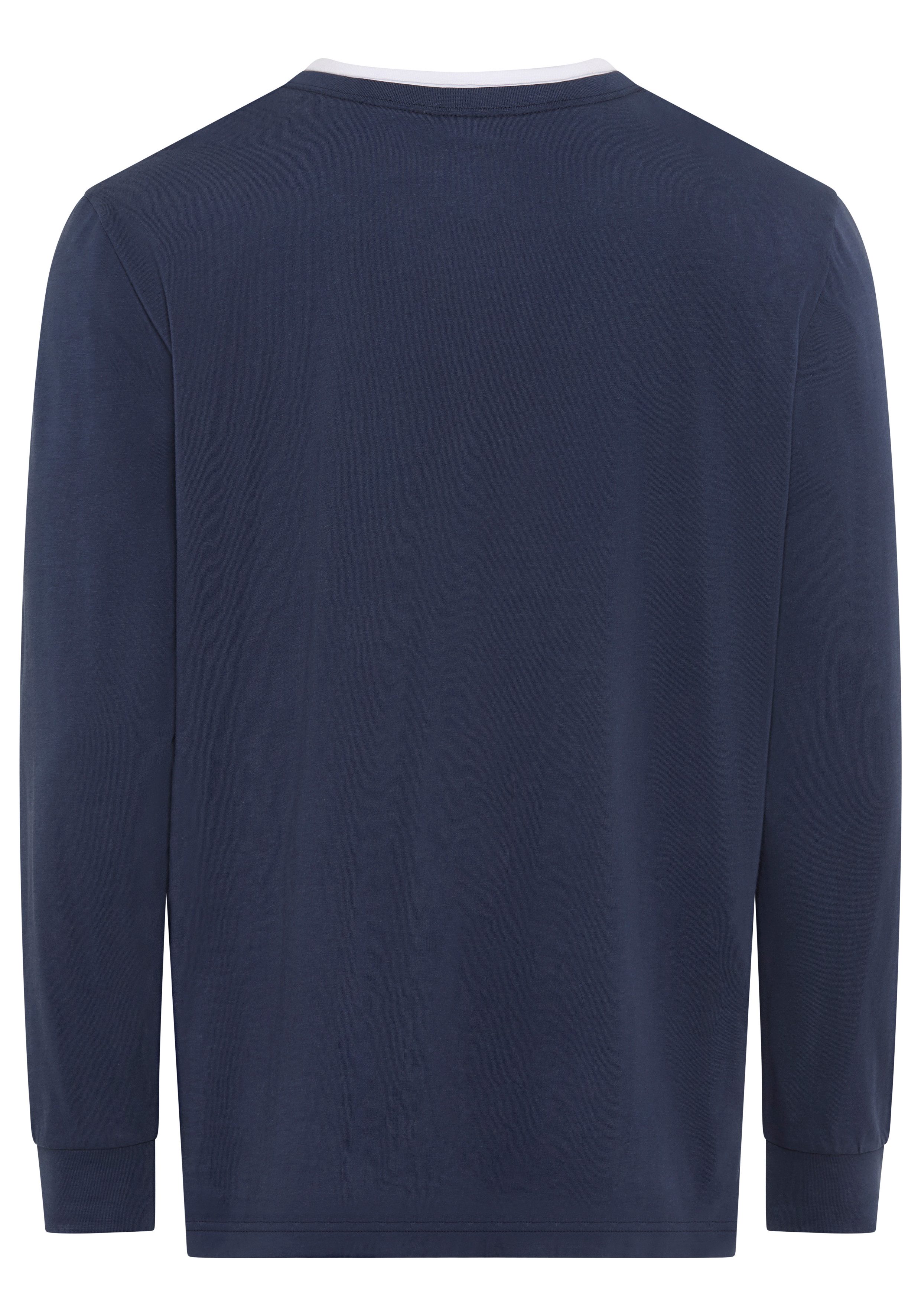 Man's World Shirt met ronde hals Nieuwe collectie! met contrasterende inzet op de halslijn