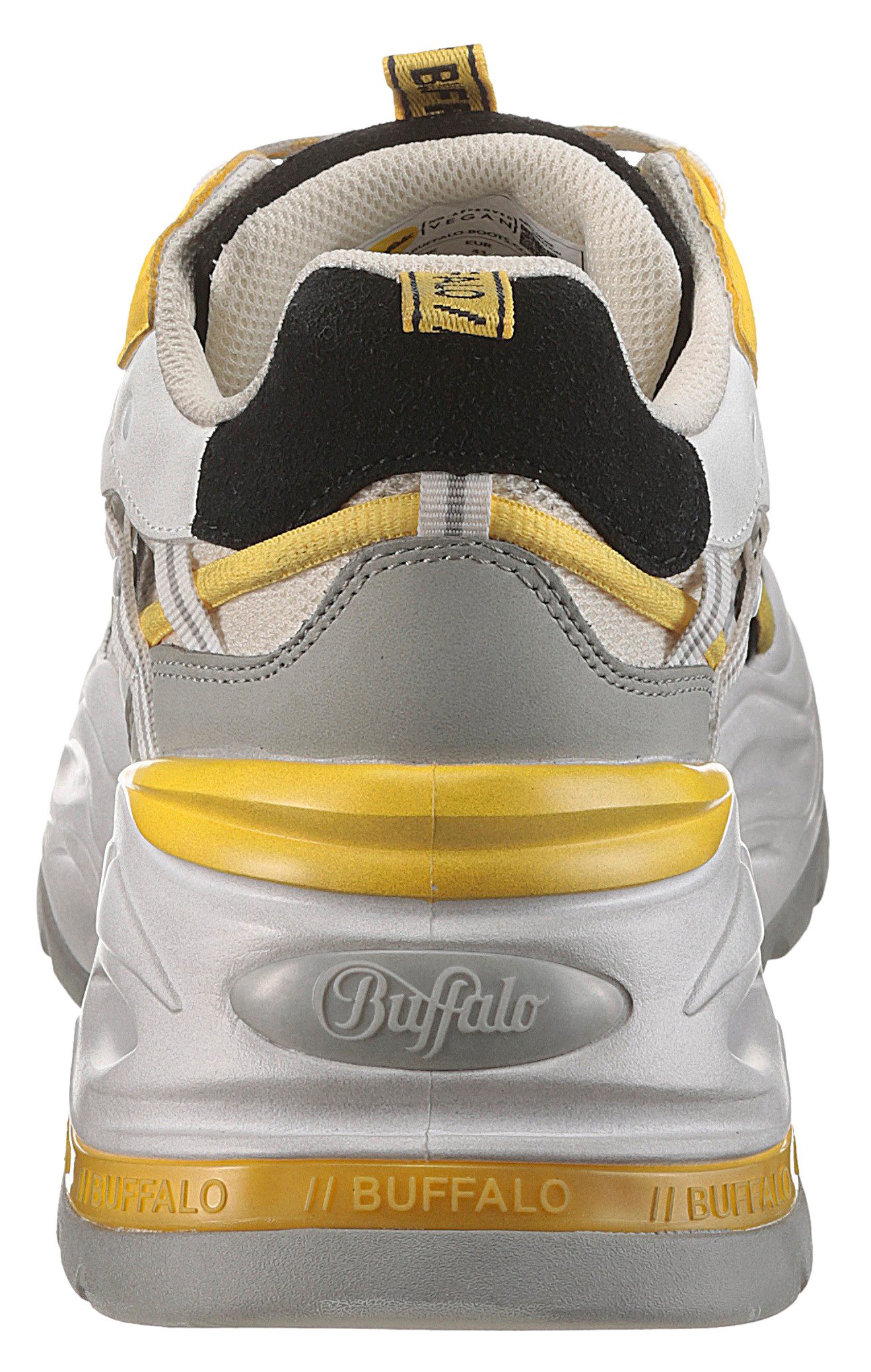 Buffalo Plateausneakers TRIPLET HOLLOW chunky sneaker, veterschoenen, vrijetijdsschoen met contrastdetails