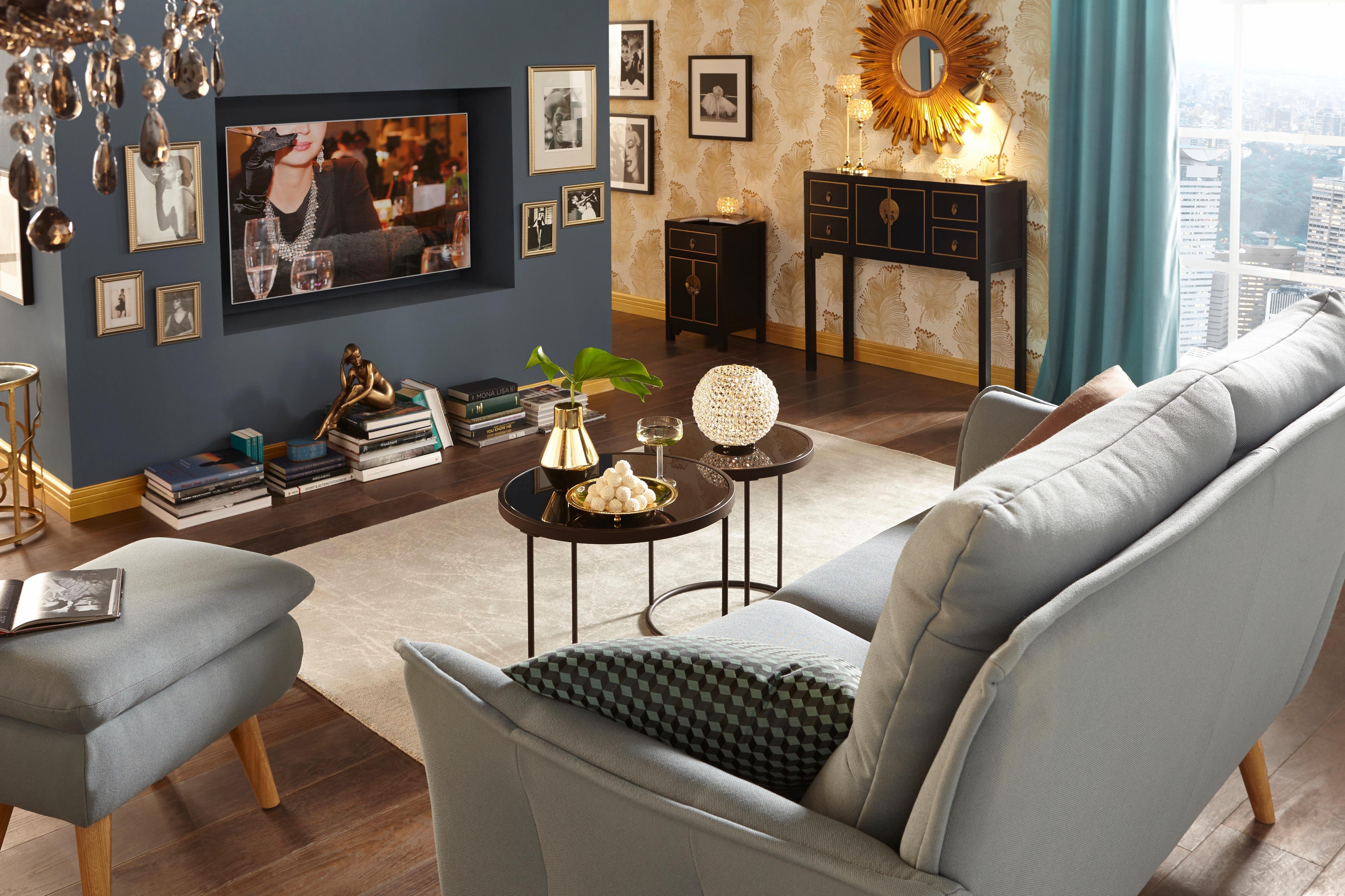 Home affaire Waxinelichthouder Kristal (set, 2 stuks)