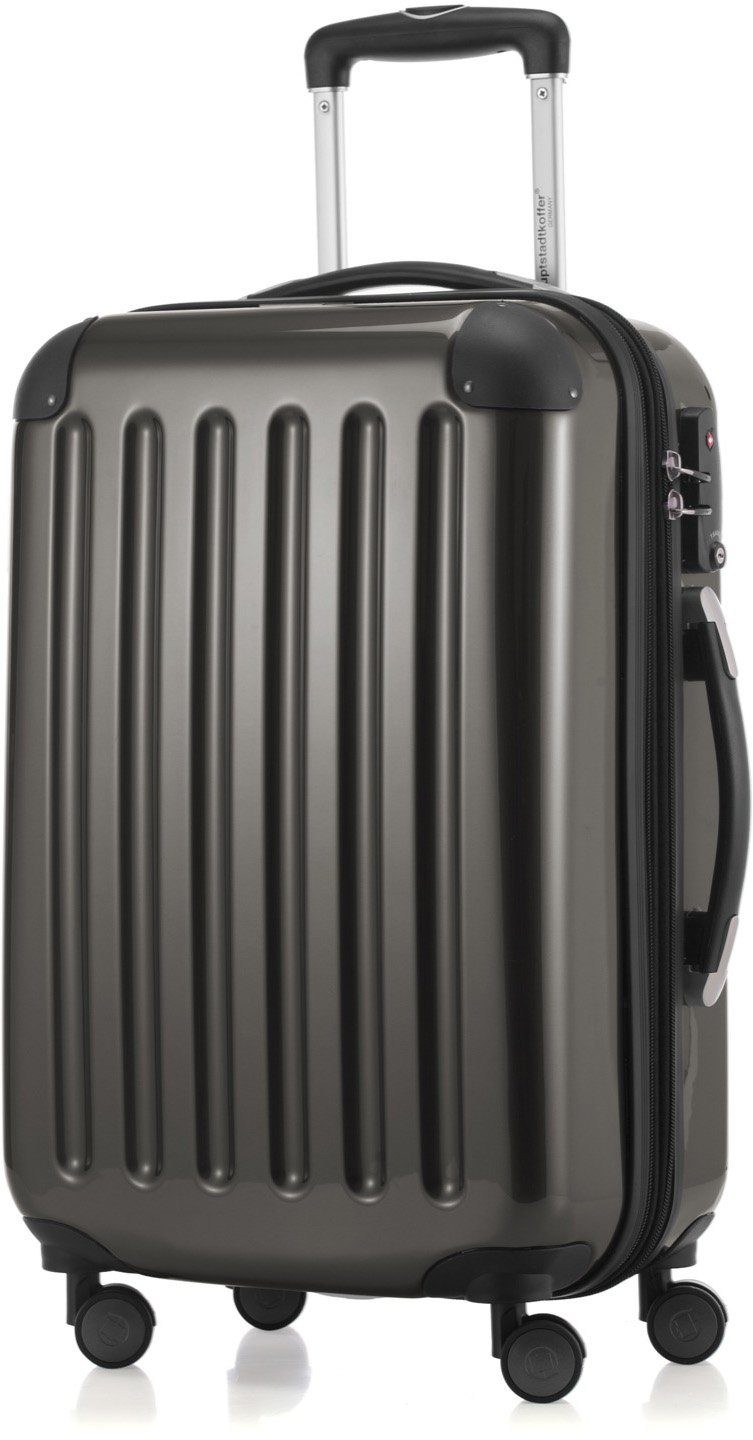 Hauptstadtkoffer Hardshell-trolley Alex, in verschillende kleuren en maten unisex koffers & reistassen maat 41 cm x 65 cm x 26 cm grijs