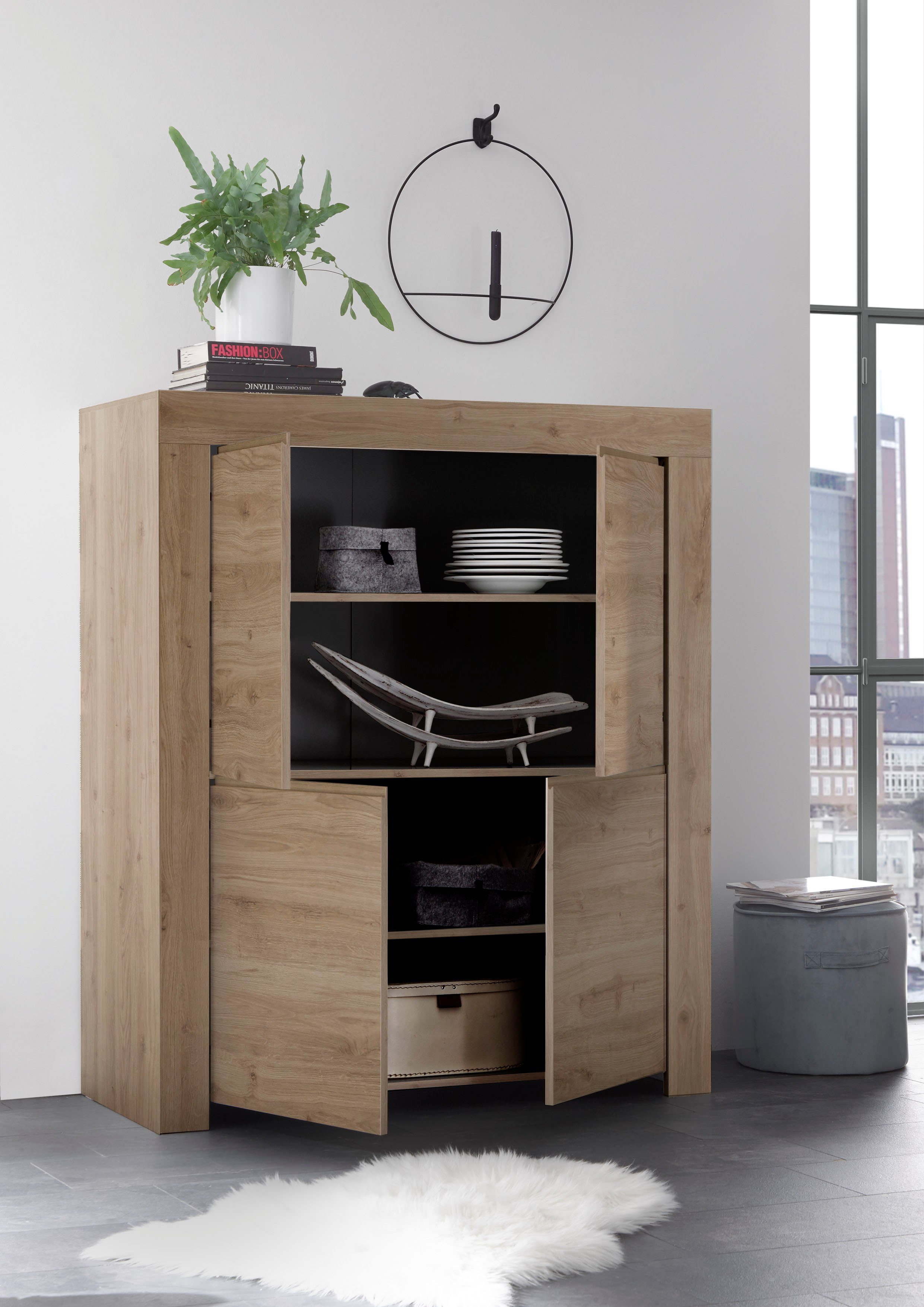 INOSIGN Highboard Firenze Breedte 110 cm