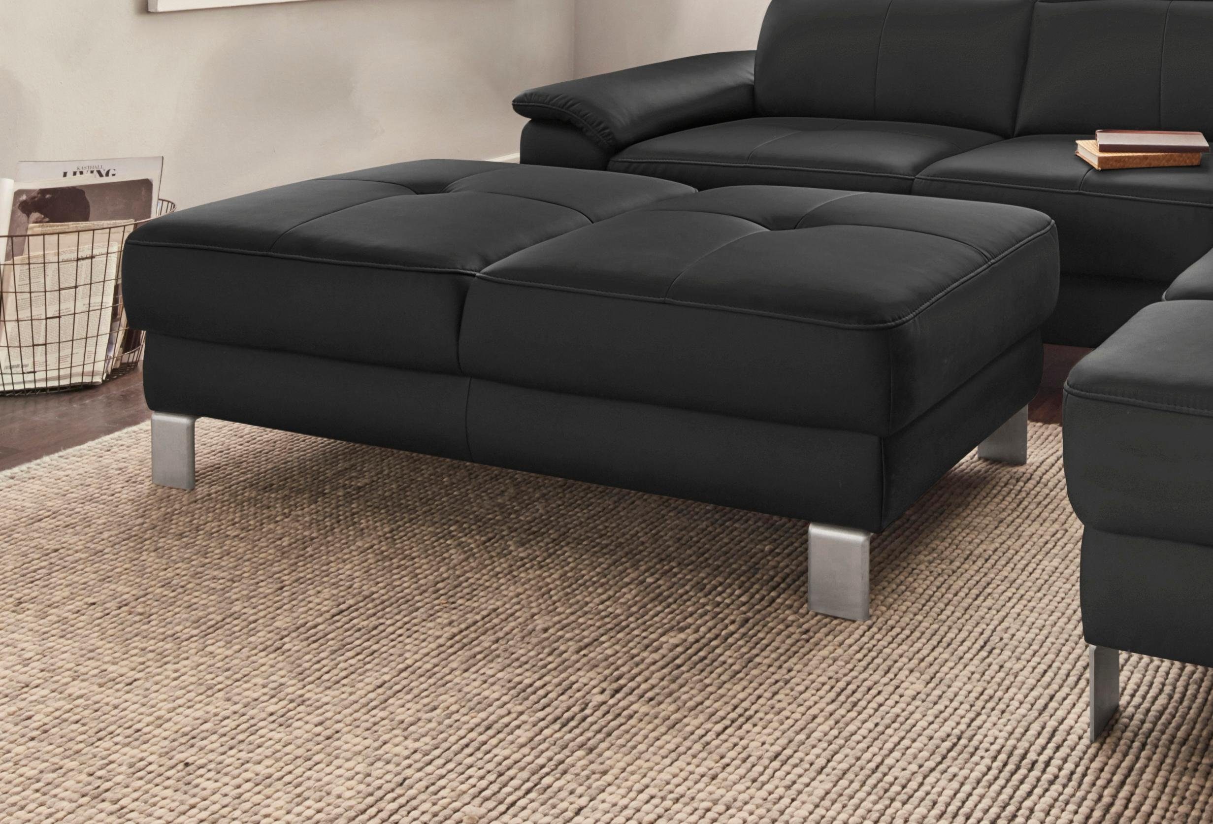 exxpo - sofa fashion Hocker Mantua, bankkruk met geweldige afwerkingsdetails, comfortabel