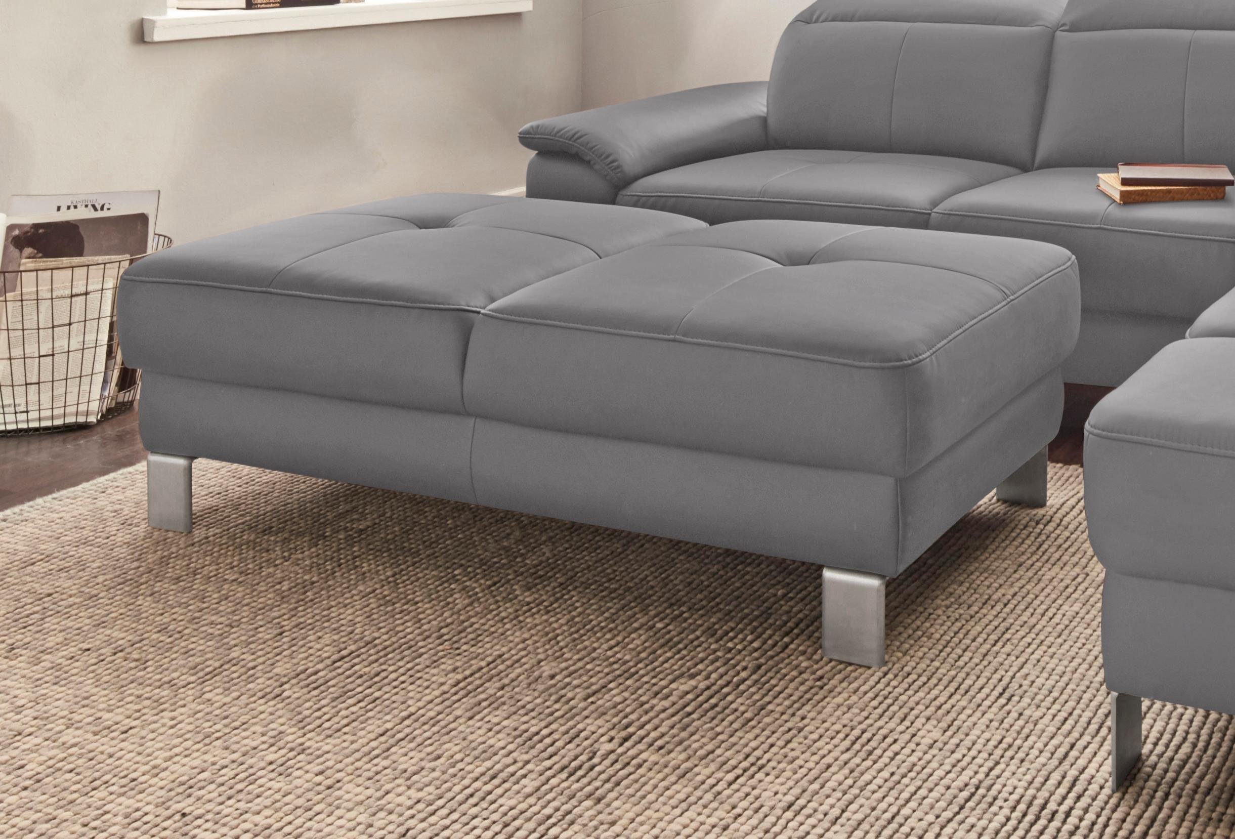 exxpo - sofa fashion Hocker Mantua, bankkruk met geweldige afwerkingsdetails, comfortabel