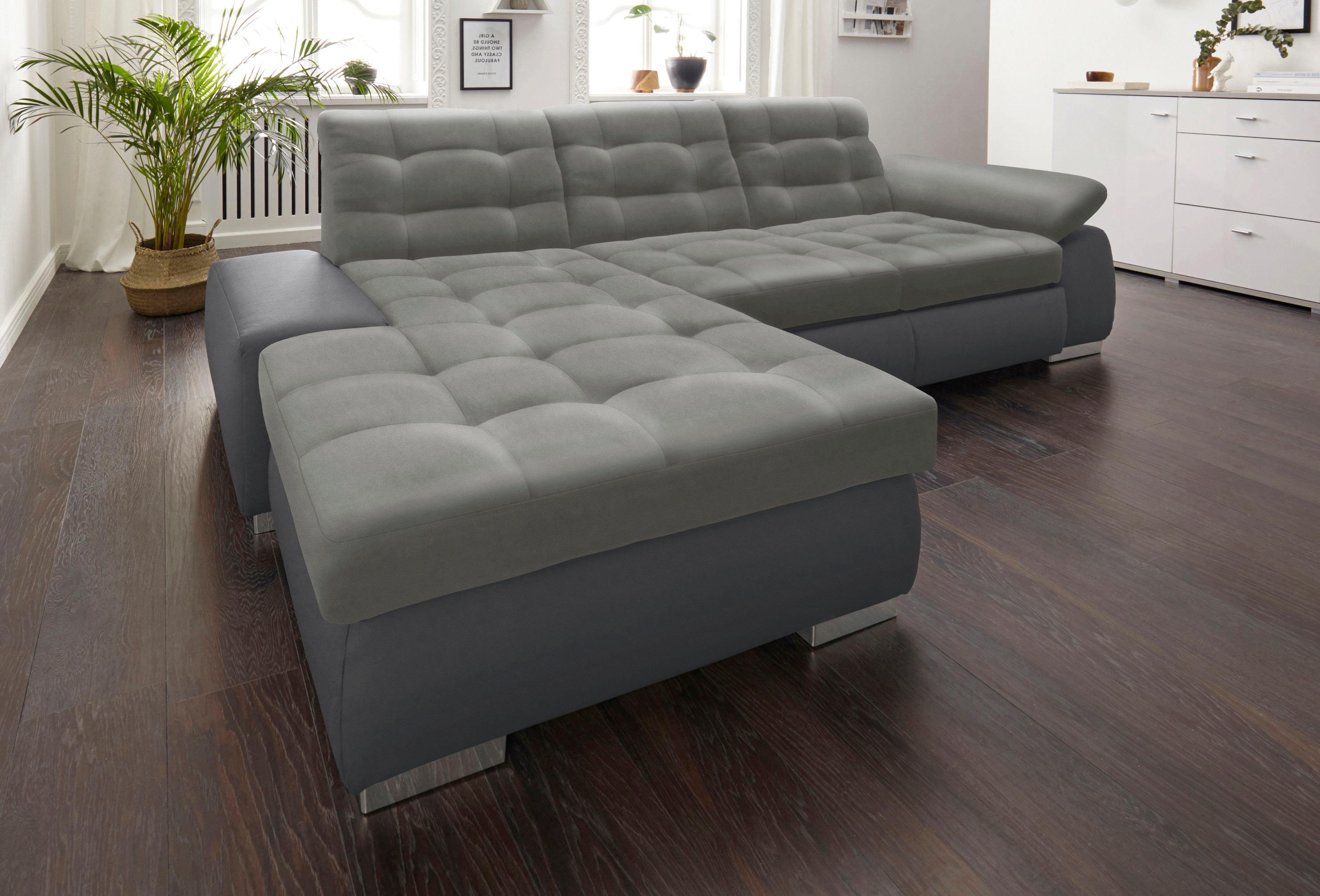 Sit&more Hoekbank Ontario L-vorm XXL, optioneel met slaapfunctie