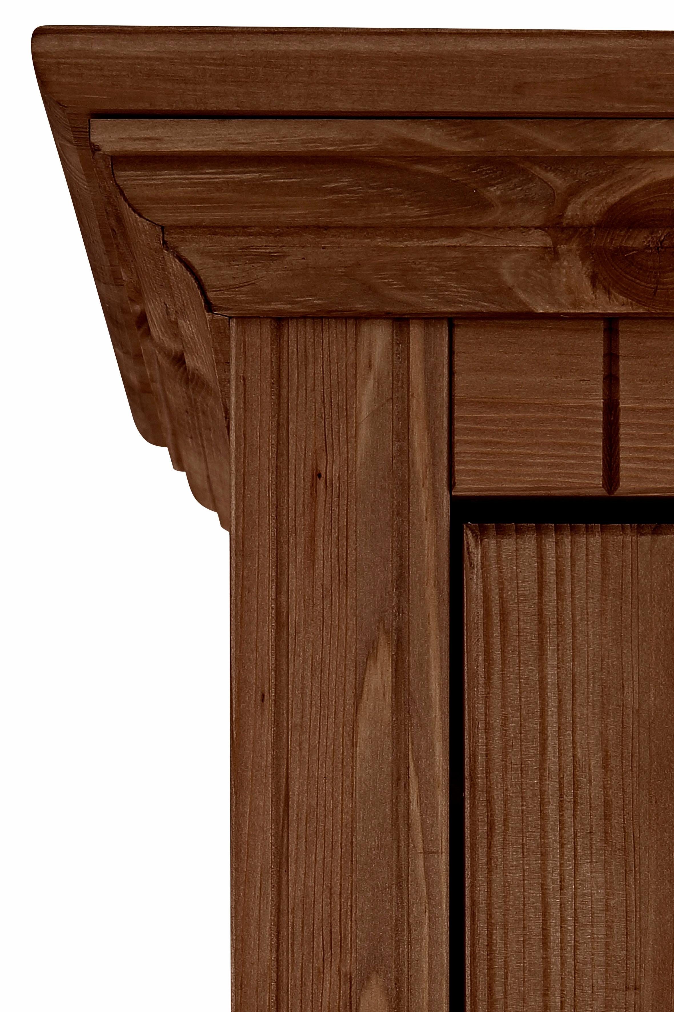 Home affaire Schoenenkast Rustiek gemaakt van massief, fsc-gecertificeerd grenen, 71 cm breed