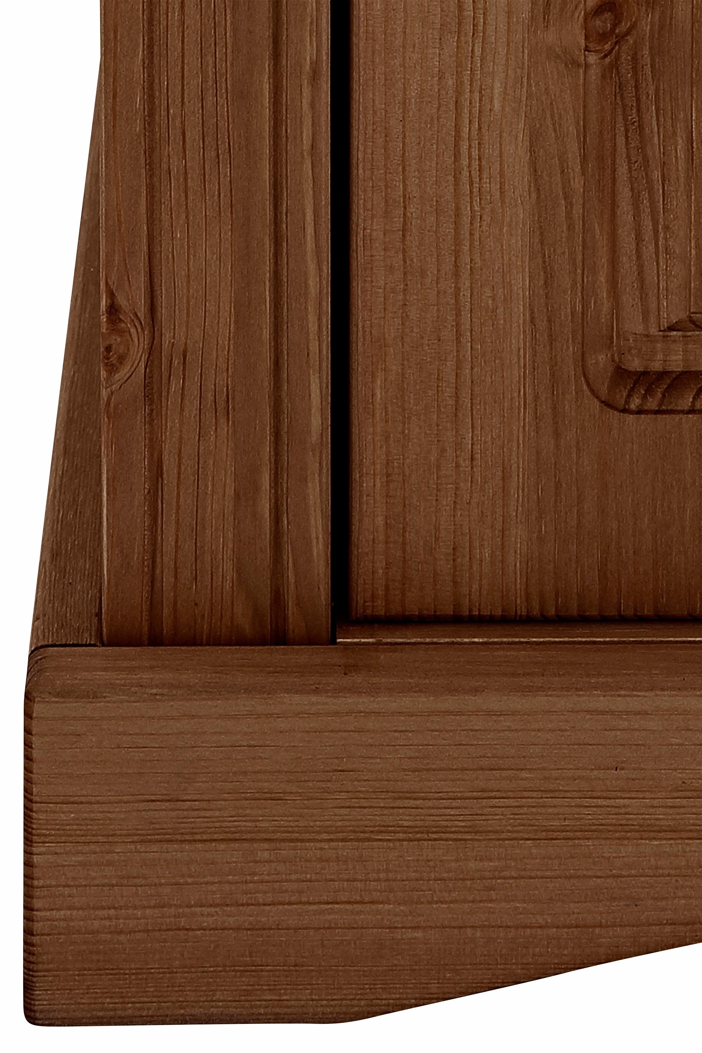 Home affaire Schoenenkast Rustiek gemaakt van massief, fsc-gecertificeerd grenen, 71 cm breed